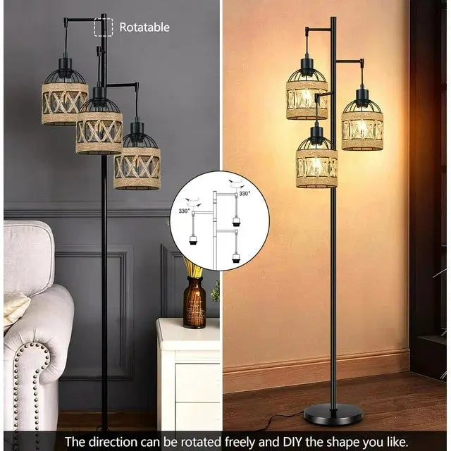 3 Lanterns Living Room Floor Lamp Canva Home