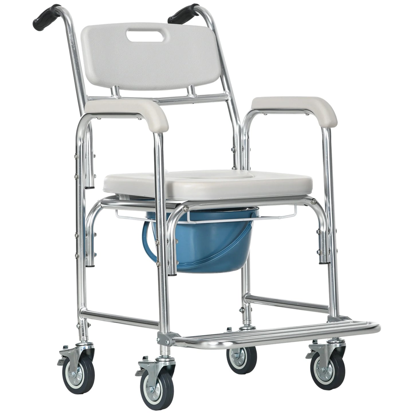 Conner Elderly Shower Commode Wheelchair