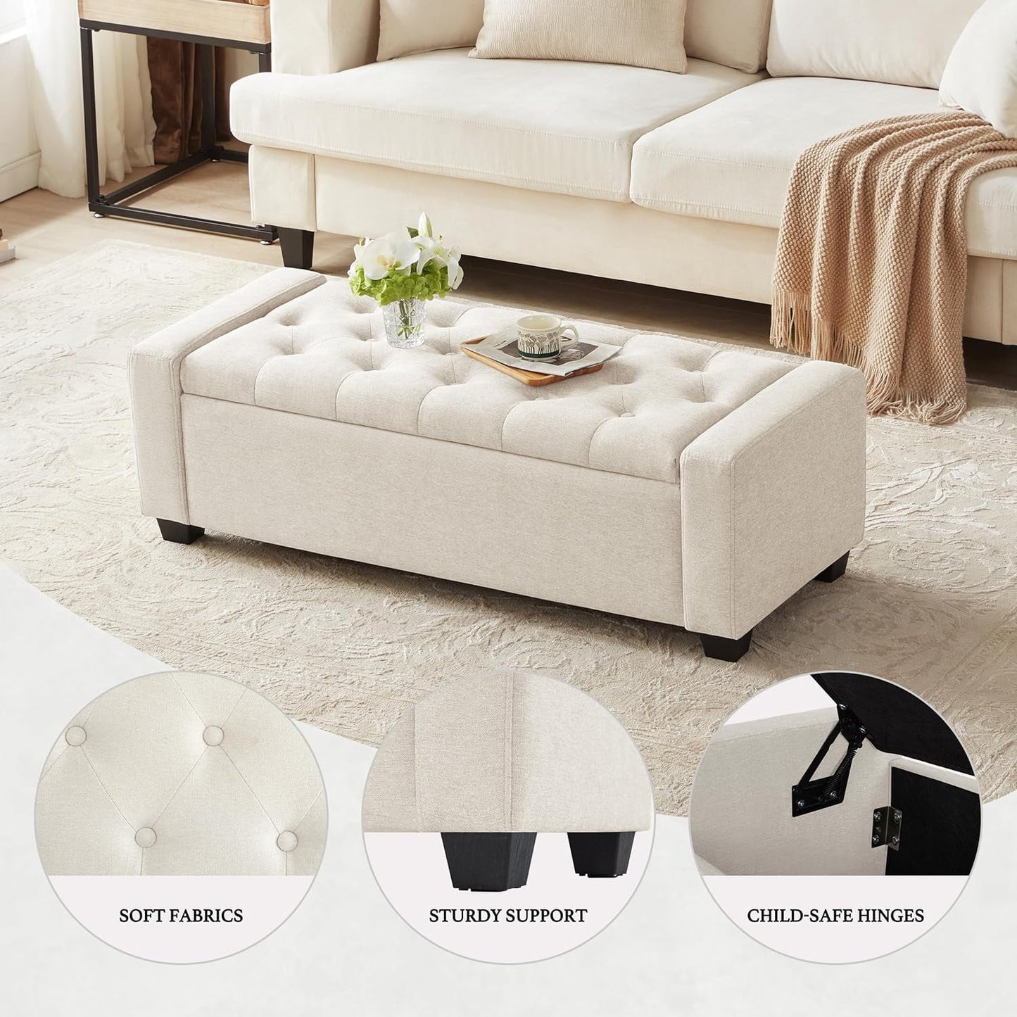 Wilcox Ottoman Storage End Bed Bench
