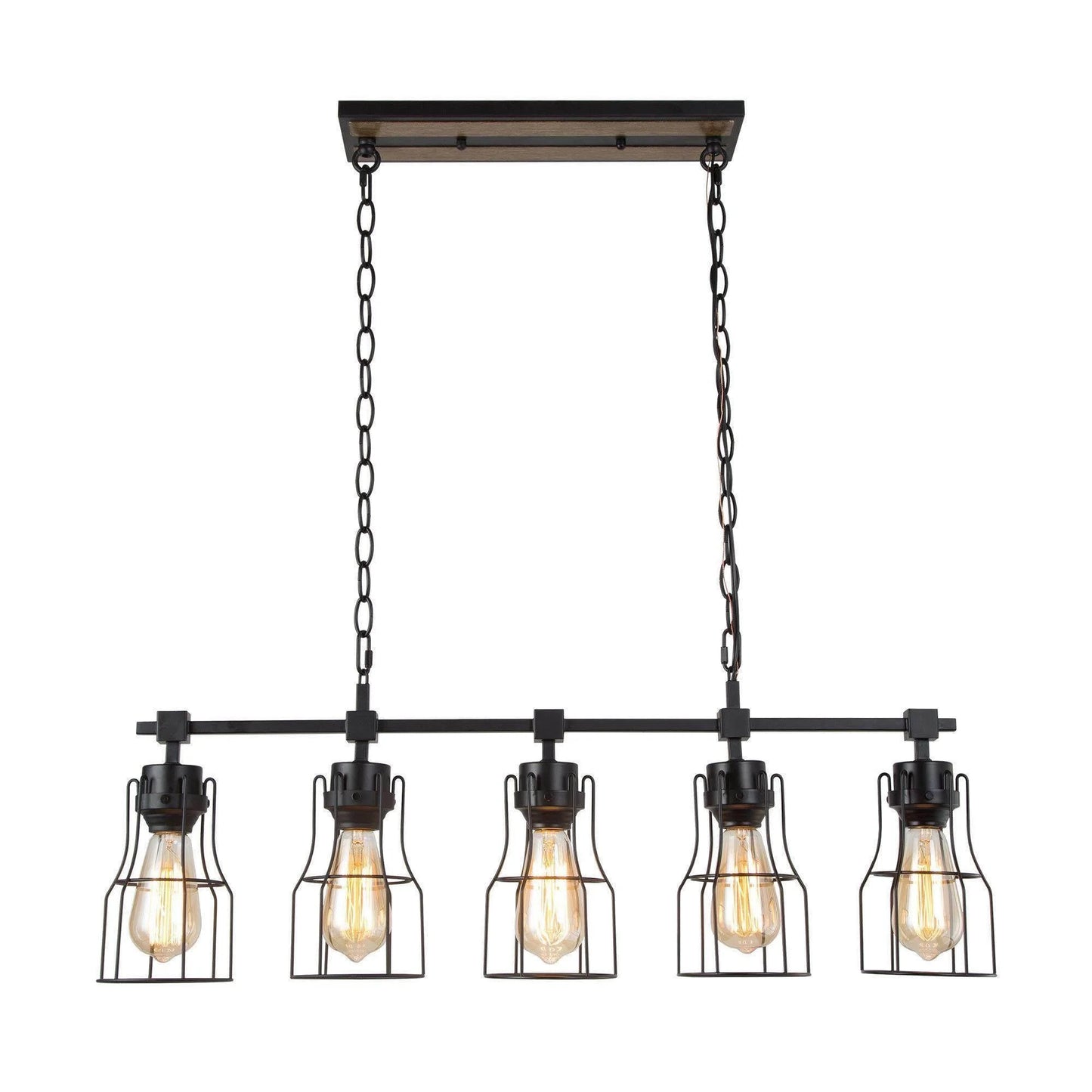 5 Cages Farmhouse Dining Room Chandelier
