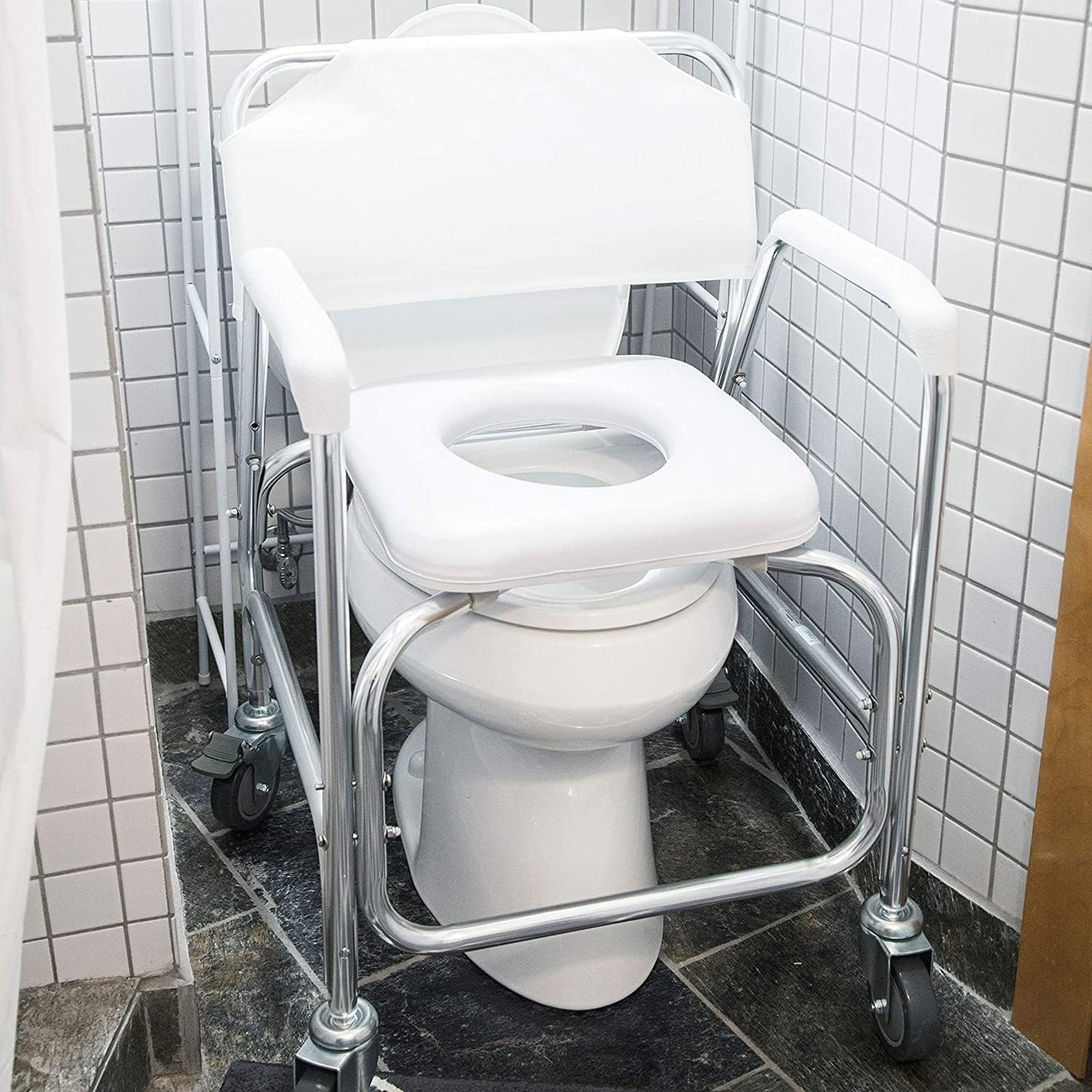 Senior Rolling Shower Chair - Canva Home