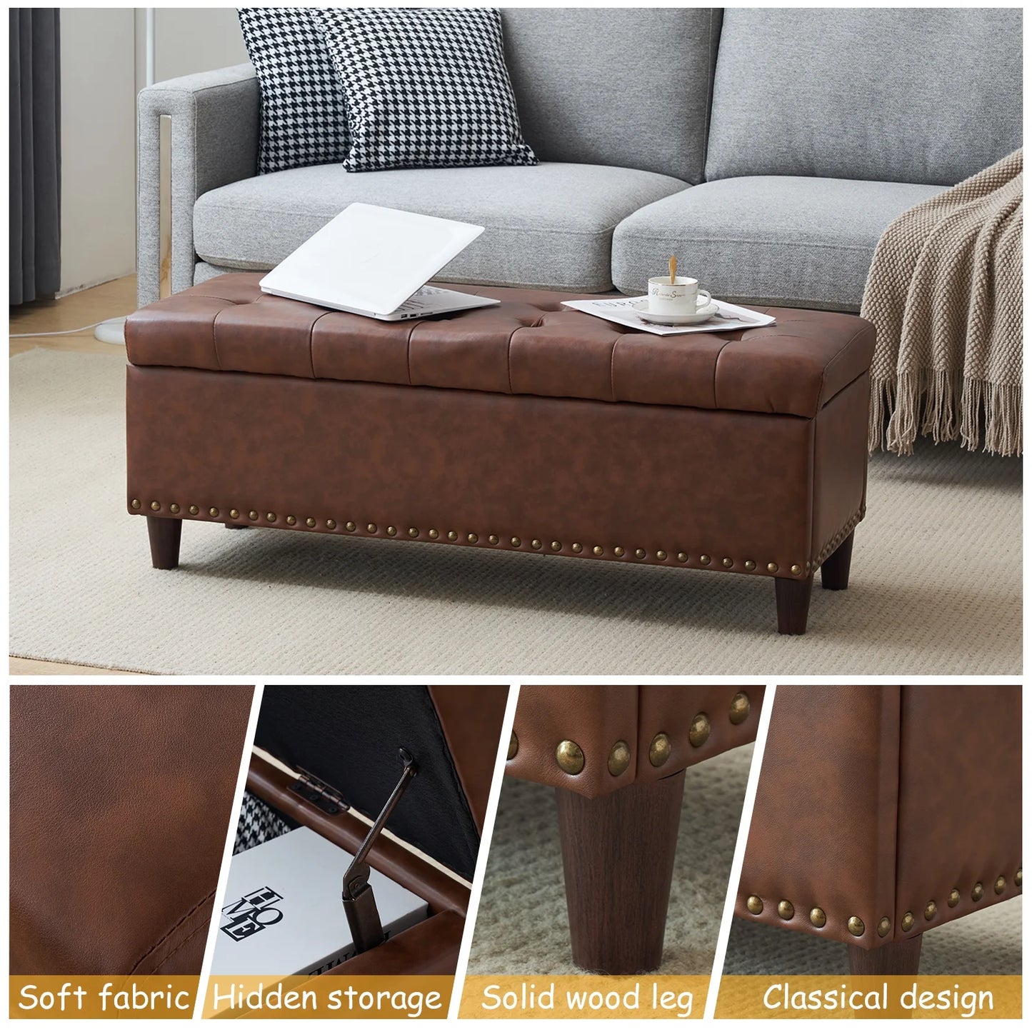 Mathis Ottoman Storage End Bed Bench