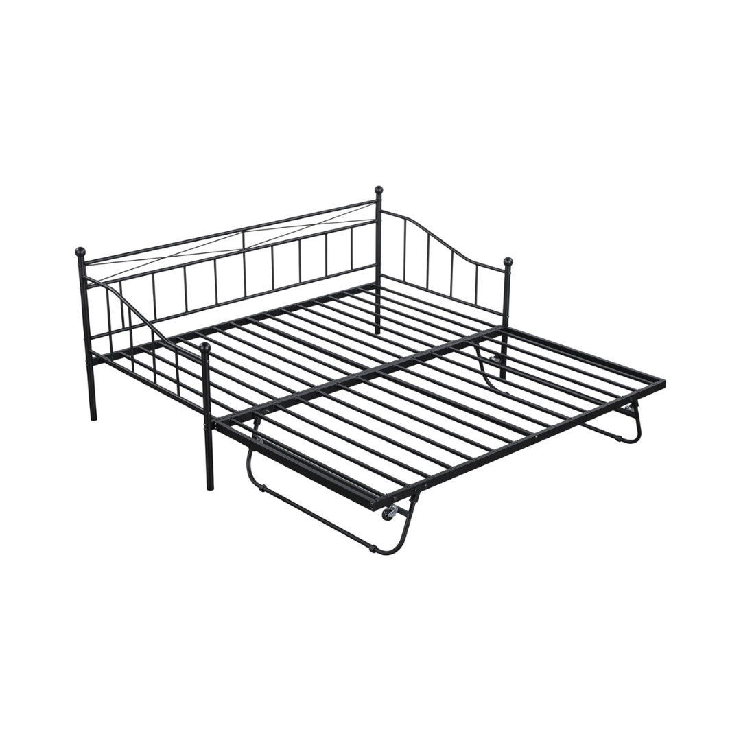 Casey Twin Metal Pop Up Trundle Daybed
