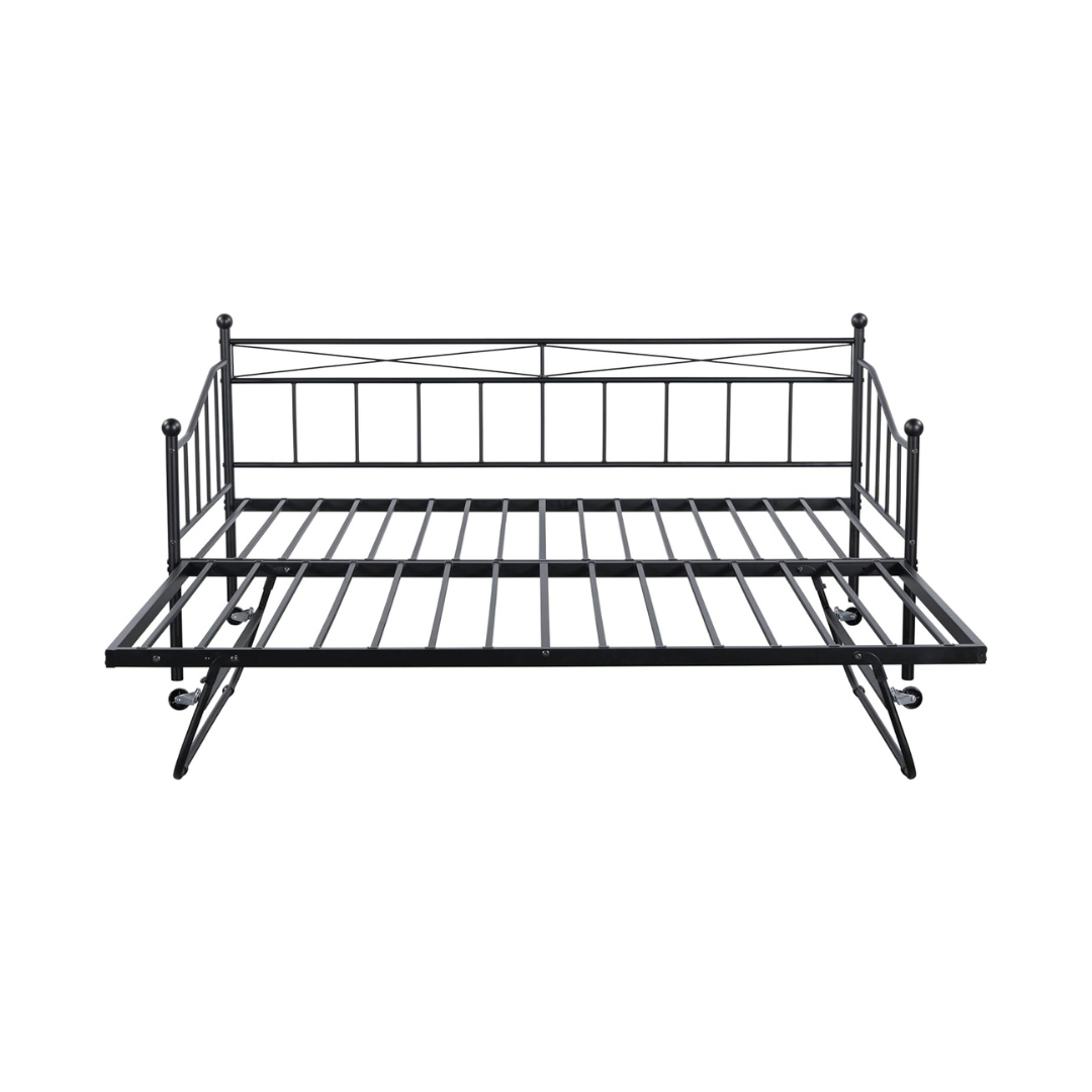 Casey Twin Metal Pop Up Trundle Daybed