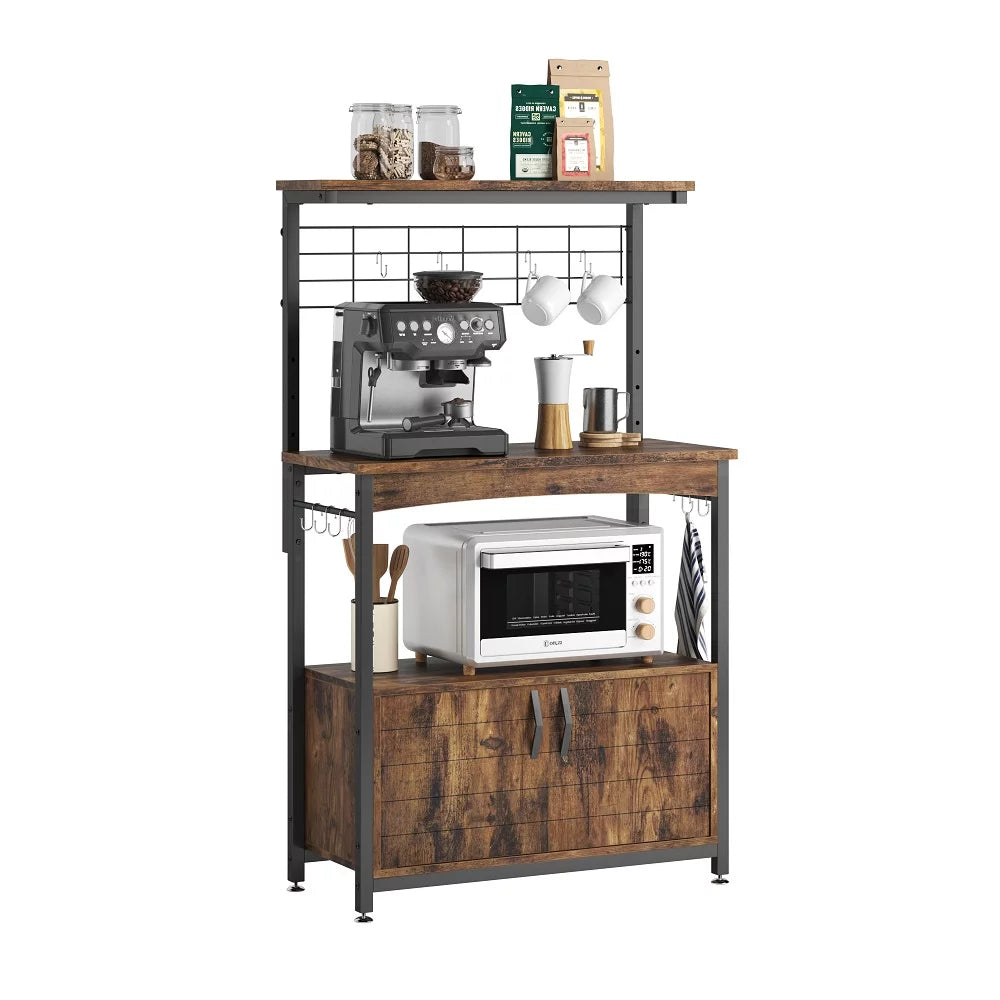 Fields Bakers Rack With Cabinet