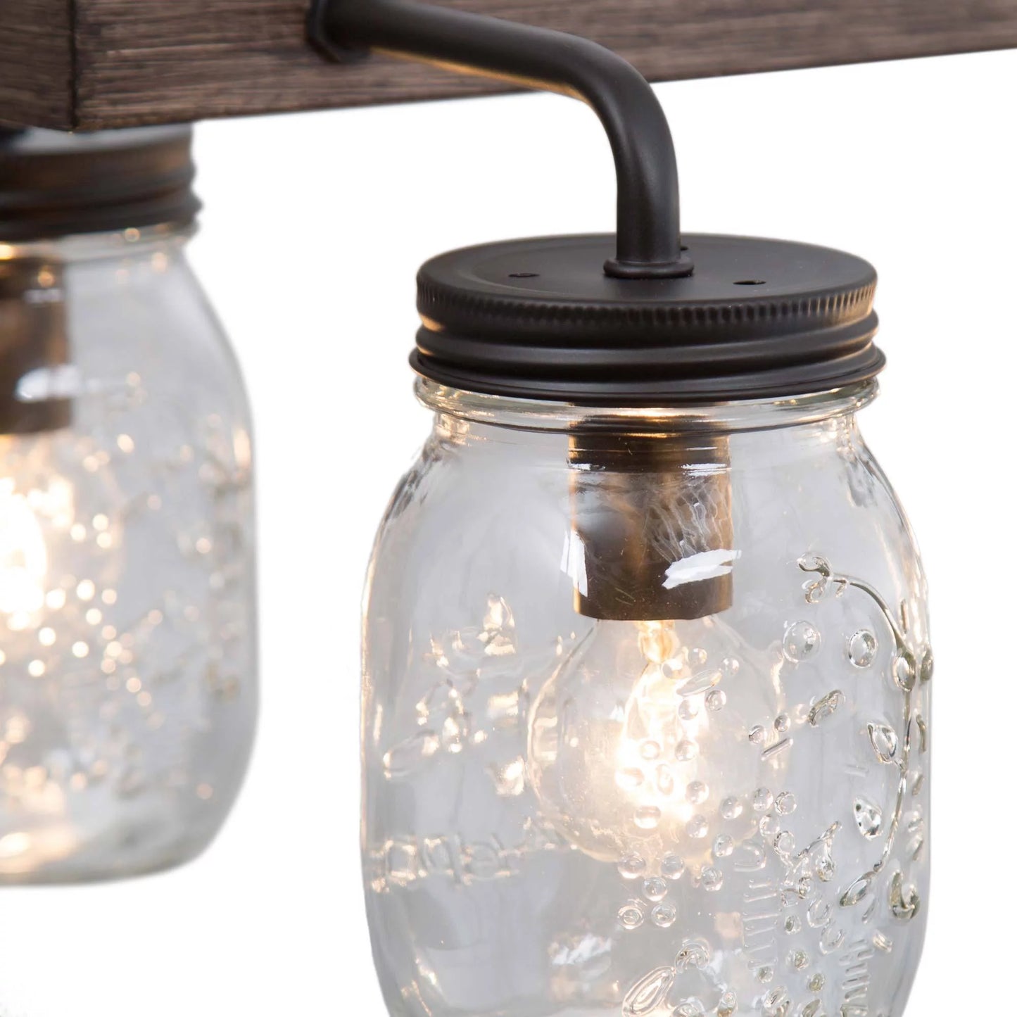 6 Jars Farmhouse Dining Room Chandelier