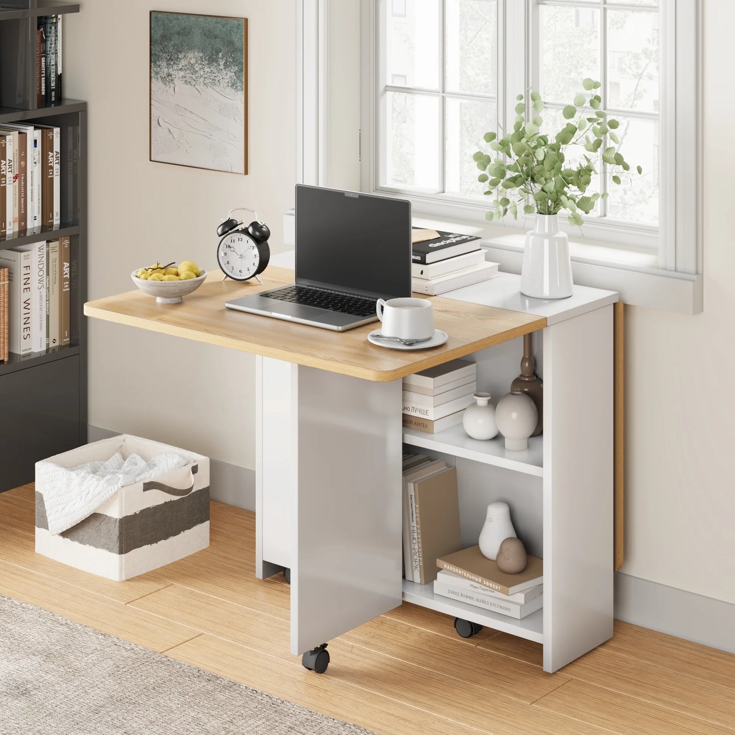 Jose Space Saving Drop Leaf Dining Table