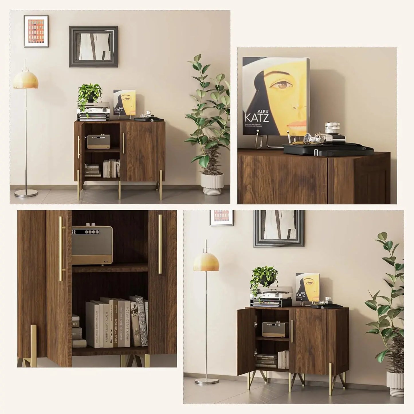 Baxter Mid Century Credenza Cabinet Canva Home