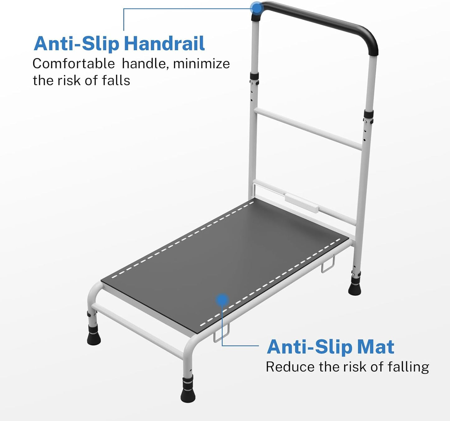 32" Elderly Bedside Step Stool