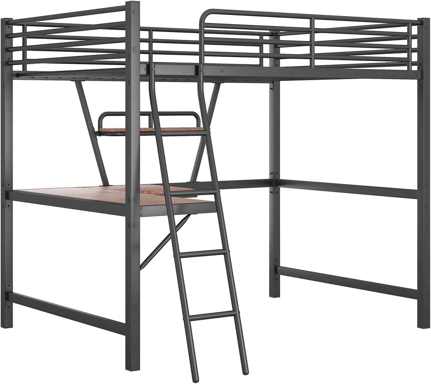 Craig Full Loft Bed With Desk