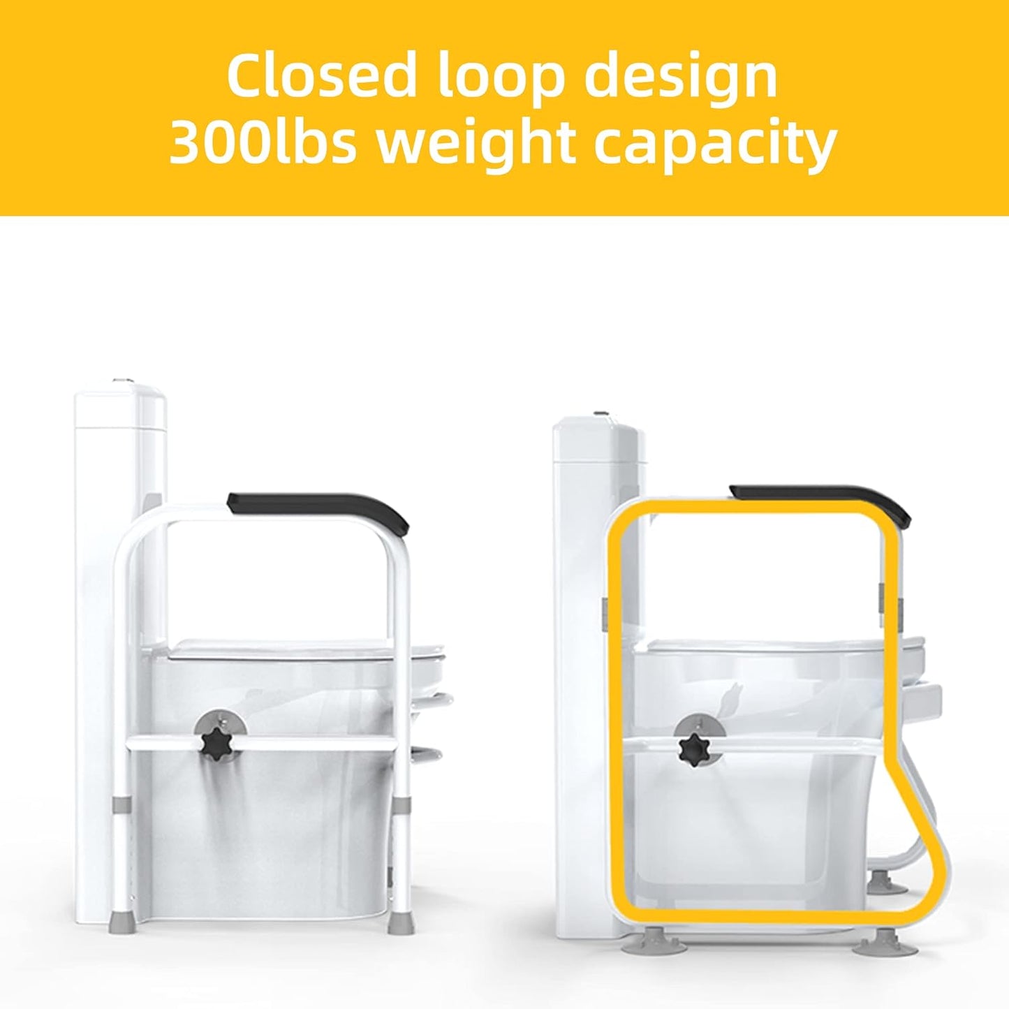 Nicolas Toilet Safety Frame Rail