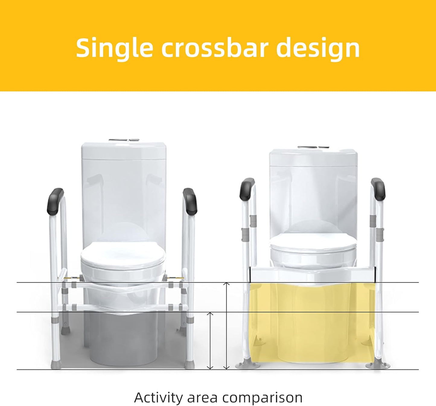 Nicolas Toilet Safety Frame Rail