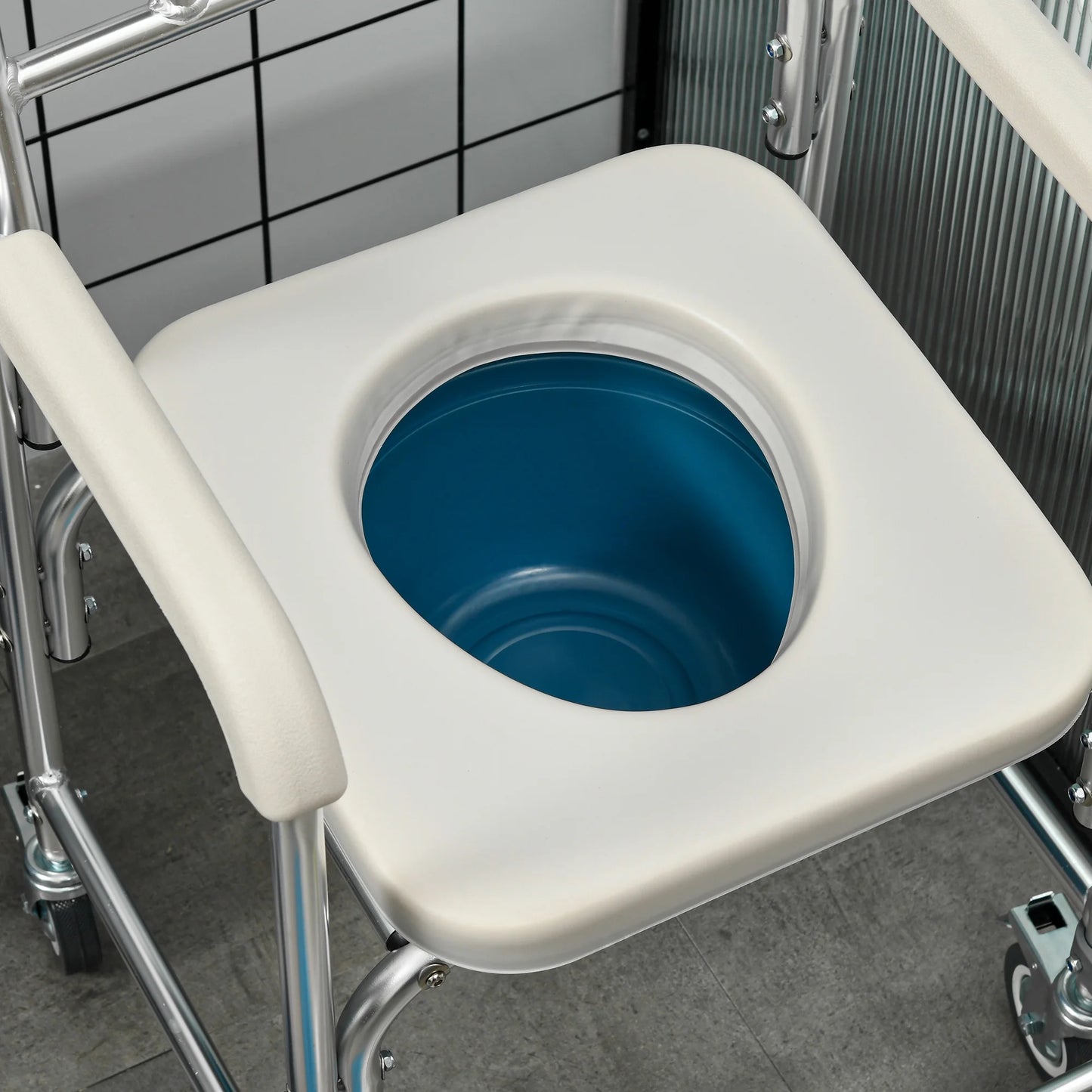 Conner Elderly Shower Commode Wheelchair