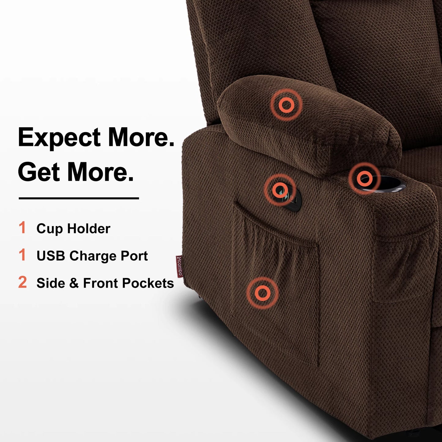 Euan Recliner Loveseat With Console