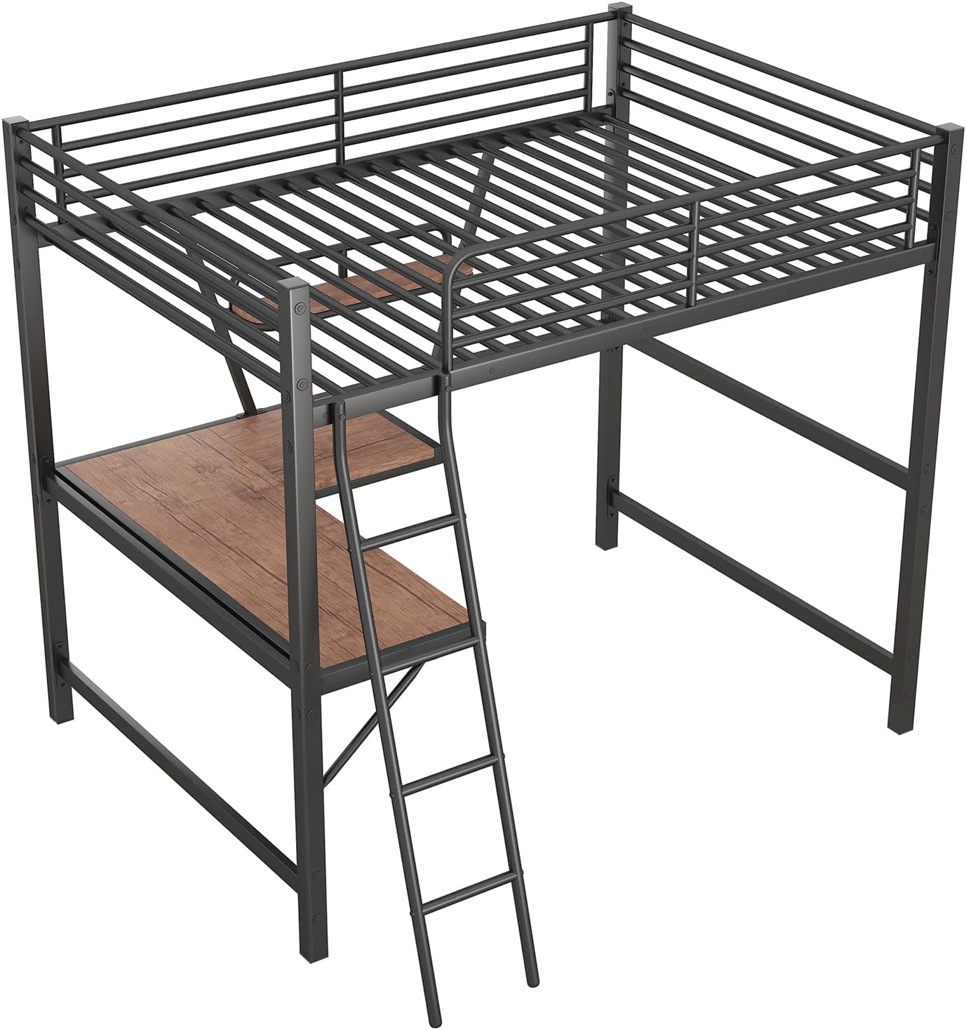Craig Full Loft Bed With Desk