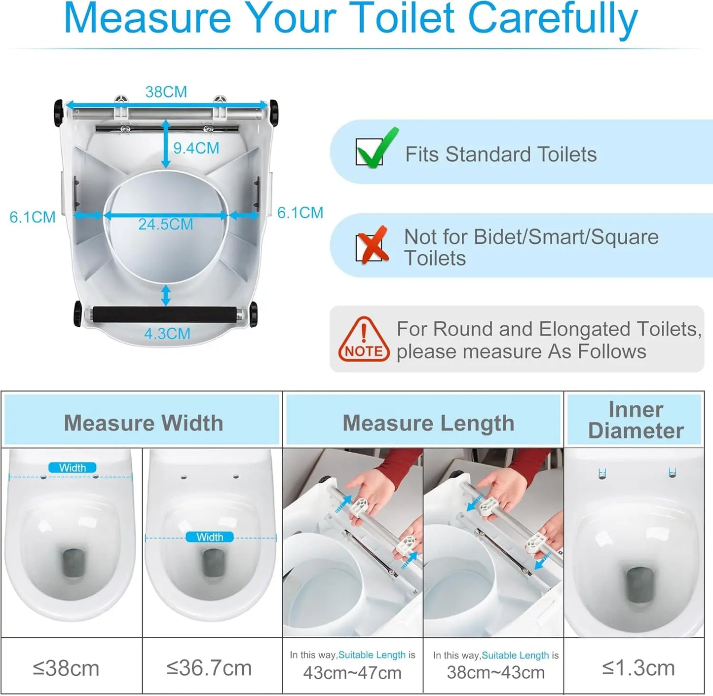Toilet Seat Riser With Handles (Raise Handle) Canva Home