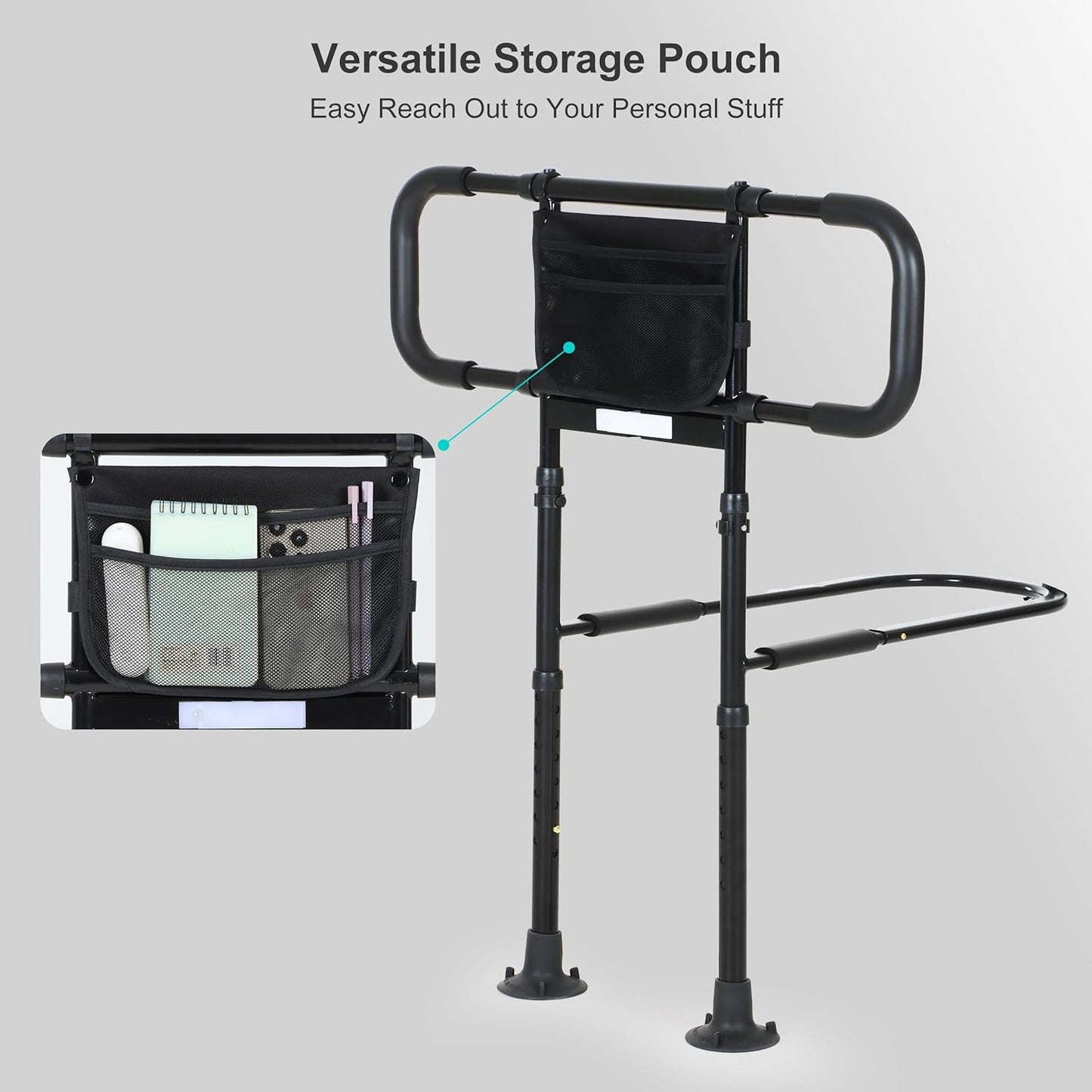 Senior Safety Bed Rail (Extendable Handle)