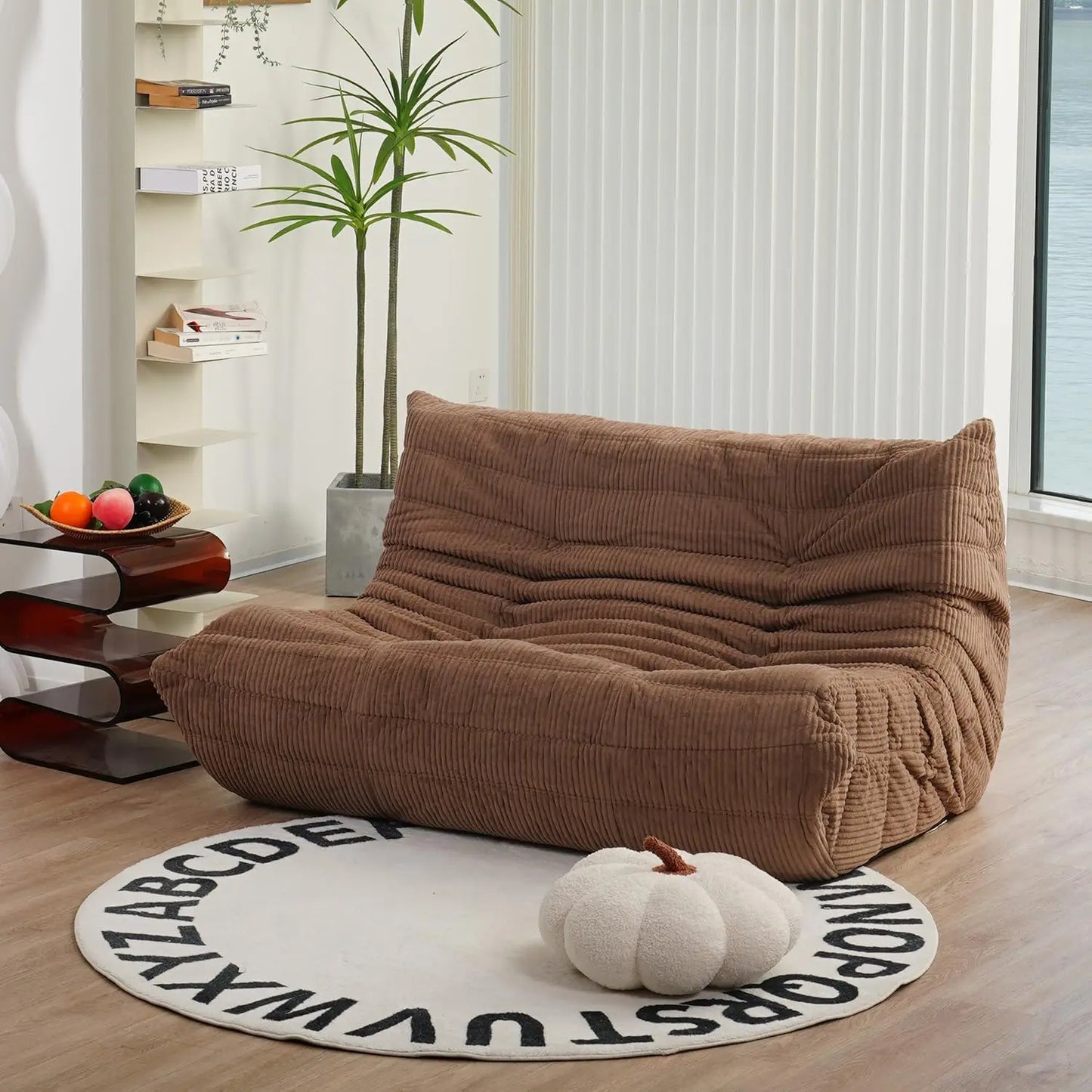 Hull Bean Bag Loveseat Sofa Couch Canva Home