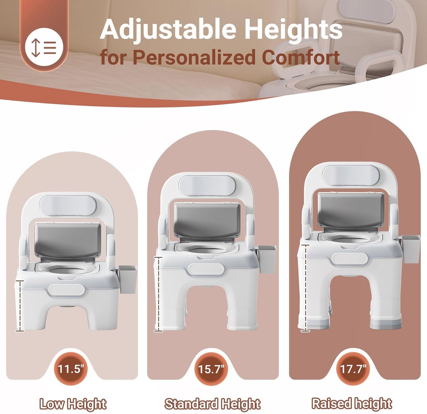 Hart Adult's Bedside Commode Chair