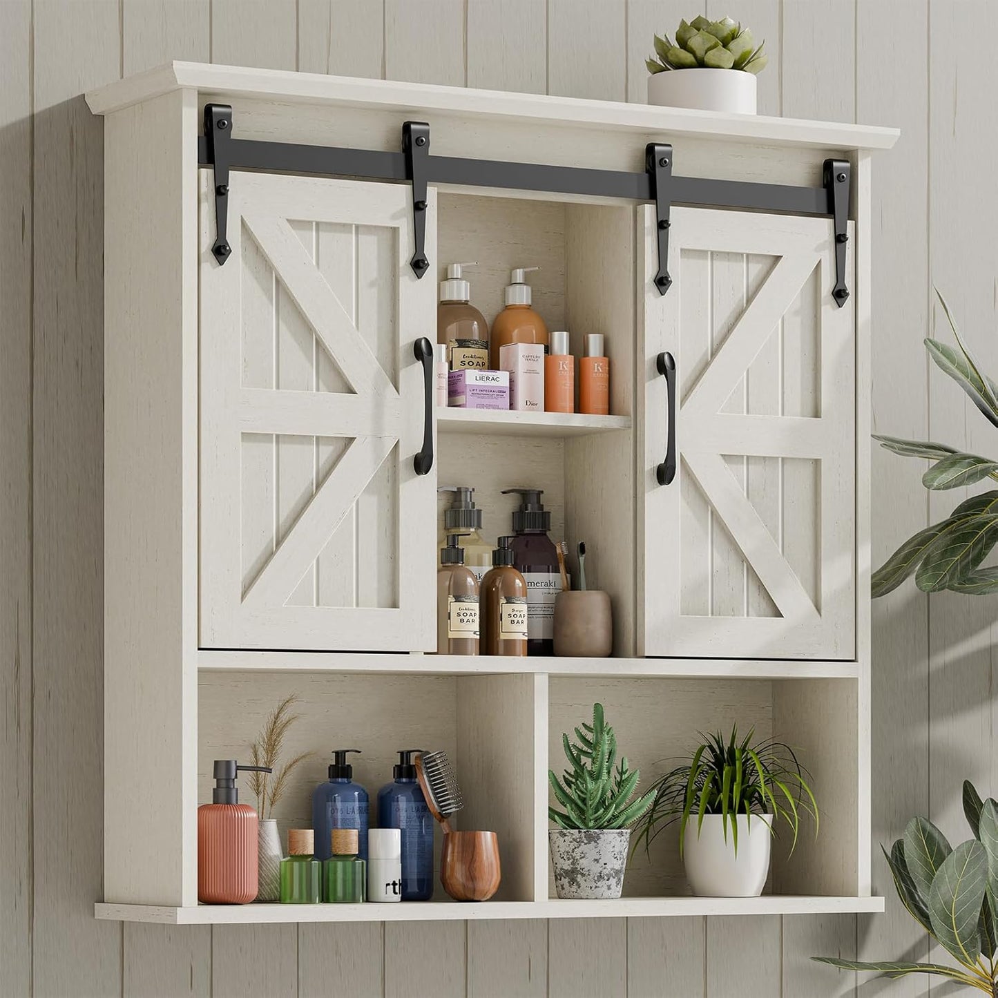 Kiran Farmhouse Wall Mount Medicine Cabinet