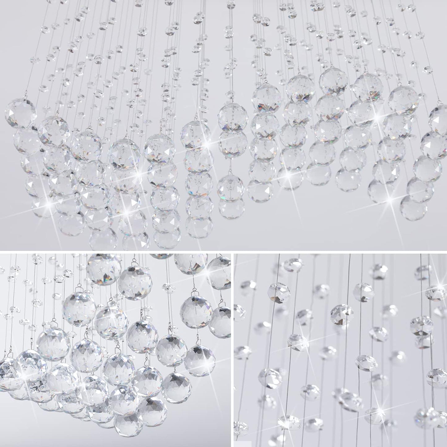 Raindrop Crystal Dining Room Chandelier