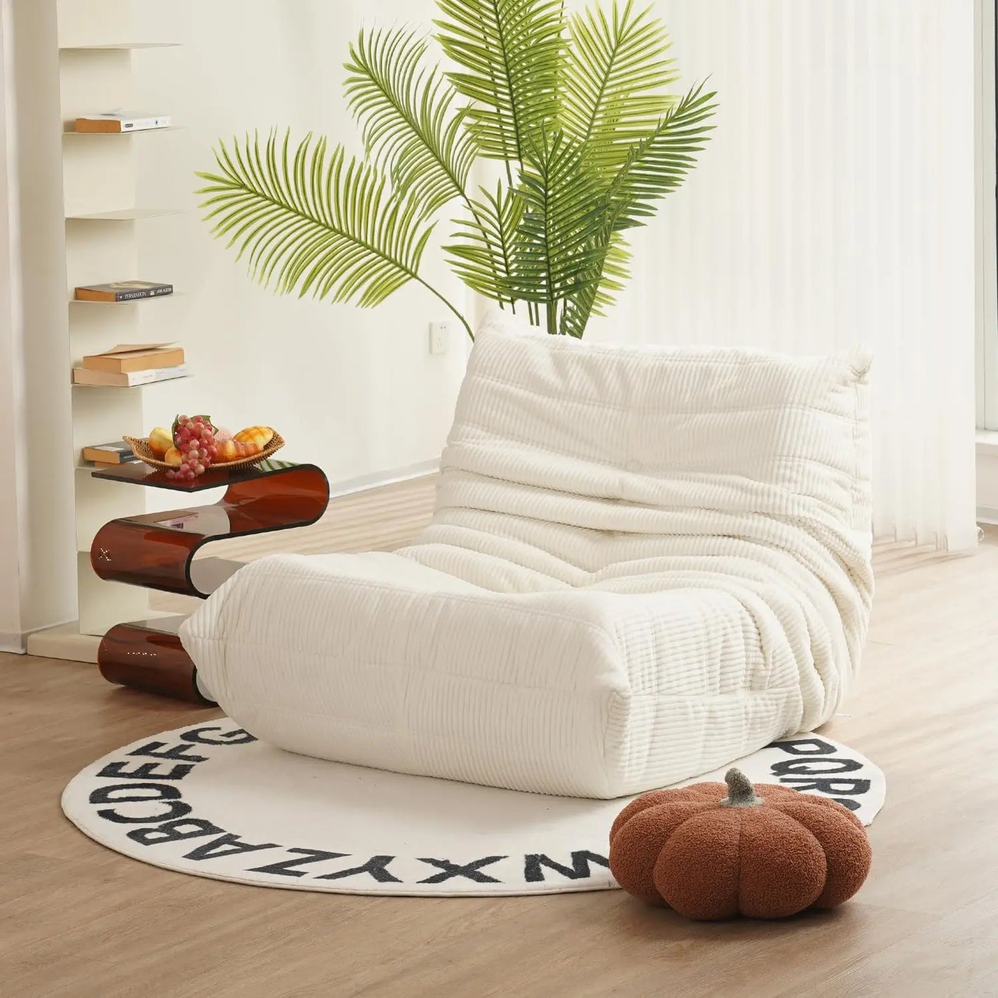 Cruz Giant Bean Bag Sofa Couch Canva Home