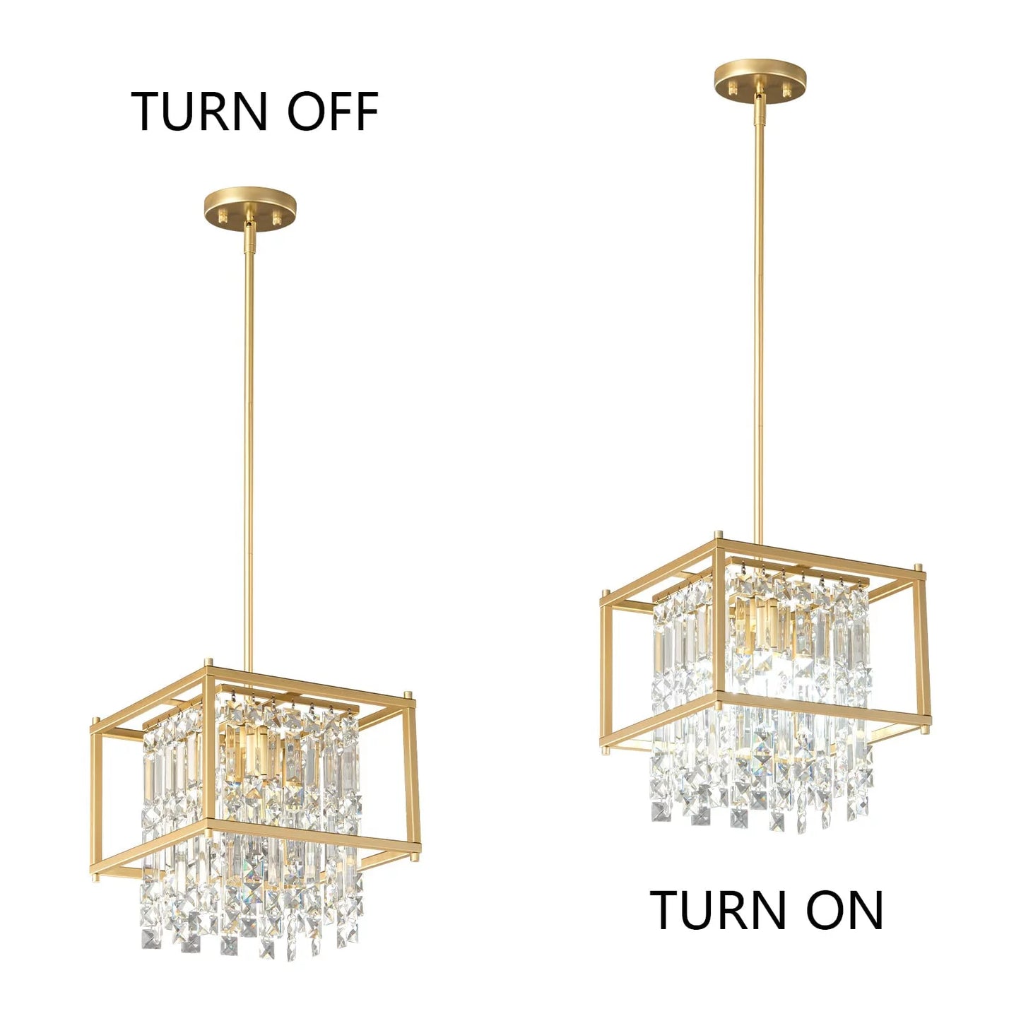 Crystal Farmhouse Dining Room Chandelier