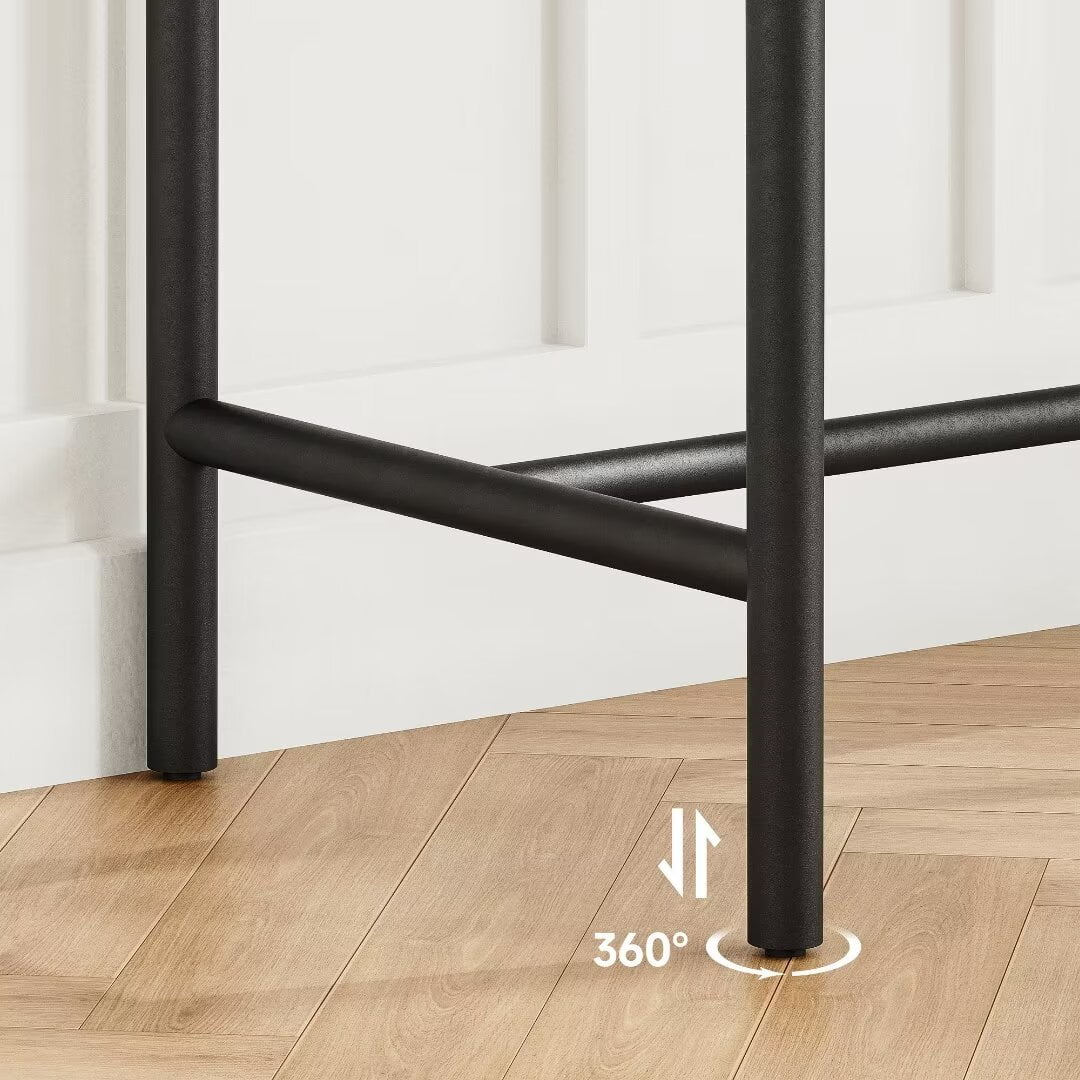 Lara Rattan Narrow Entryway Table With Storage