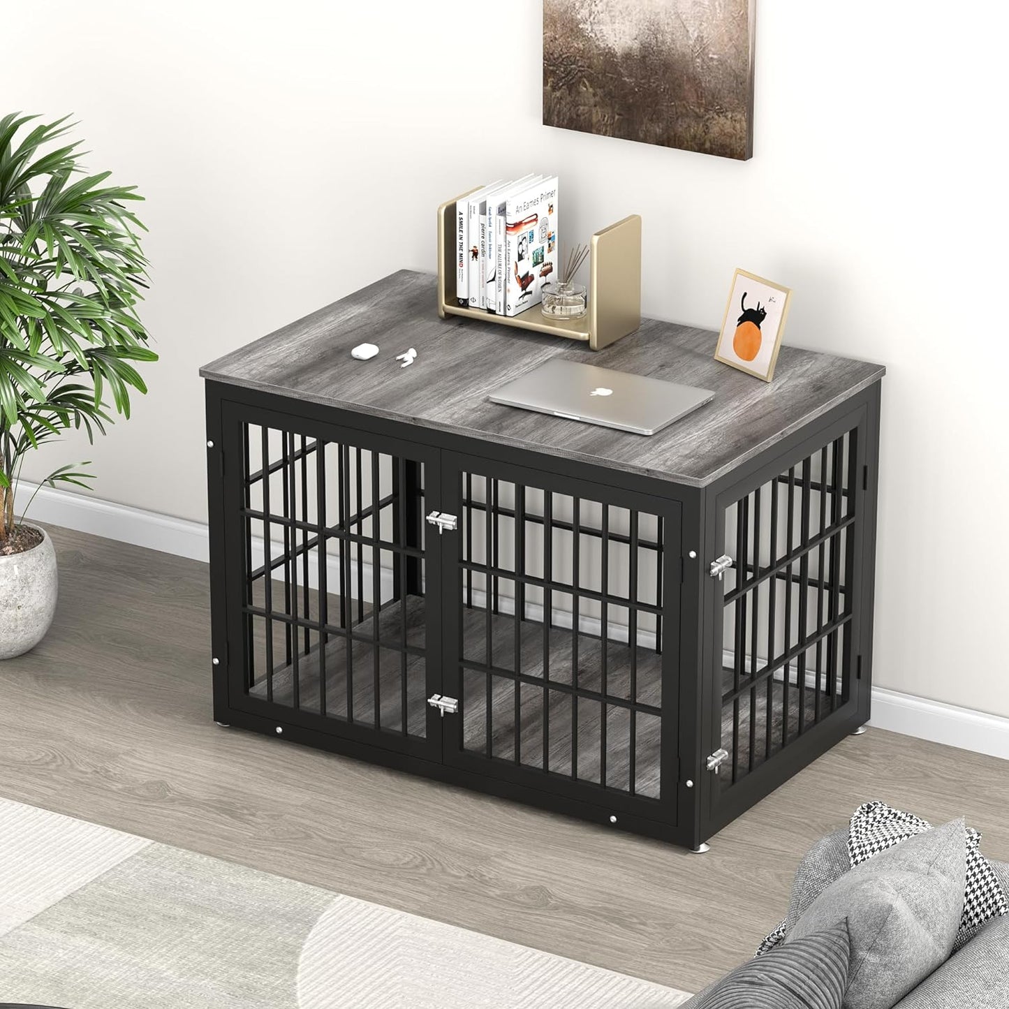 47.2" Roman Large Dog Crates Furniture