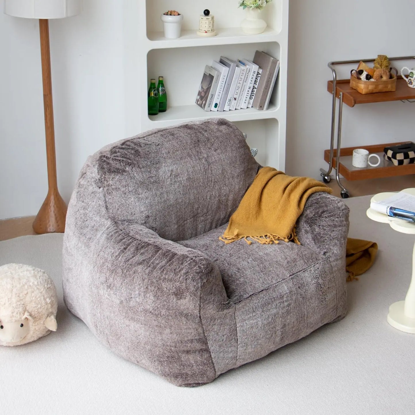 Rhys Giant Bean Bag Sofa Couch Canva Home