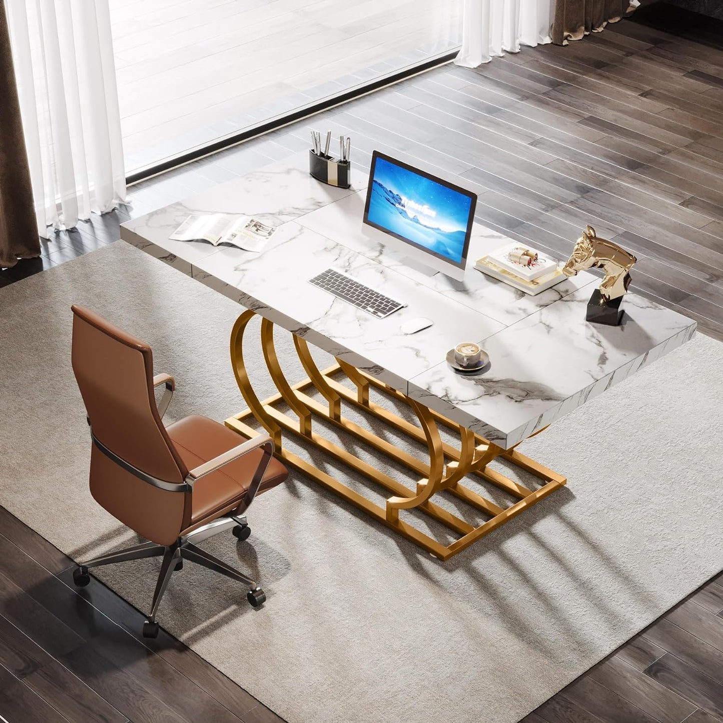 Pham Modern Executive Office Desk
