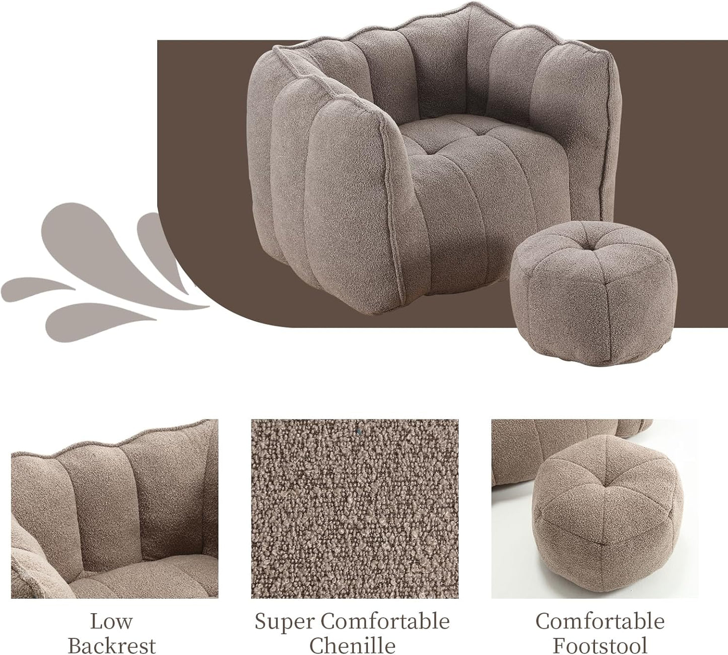 Ella Bean Bag Sofa Couch