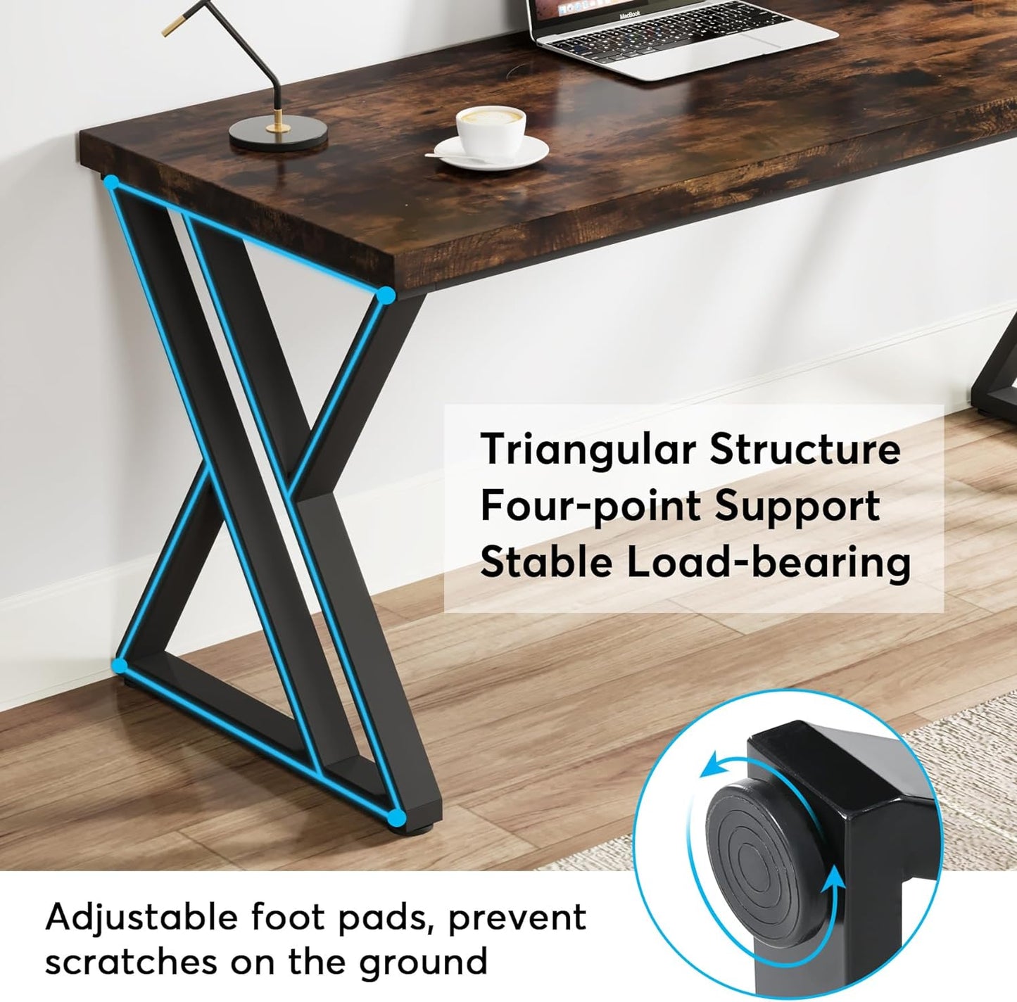 Davis Rustic Executive Office Desk