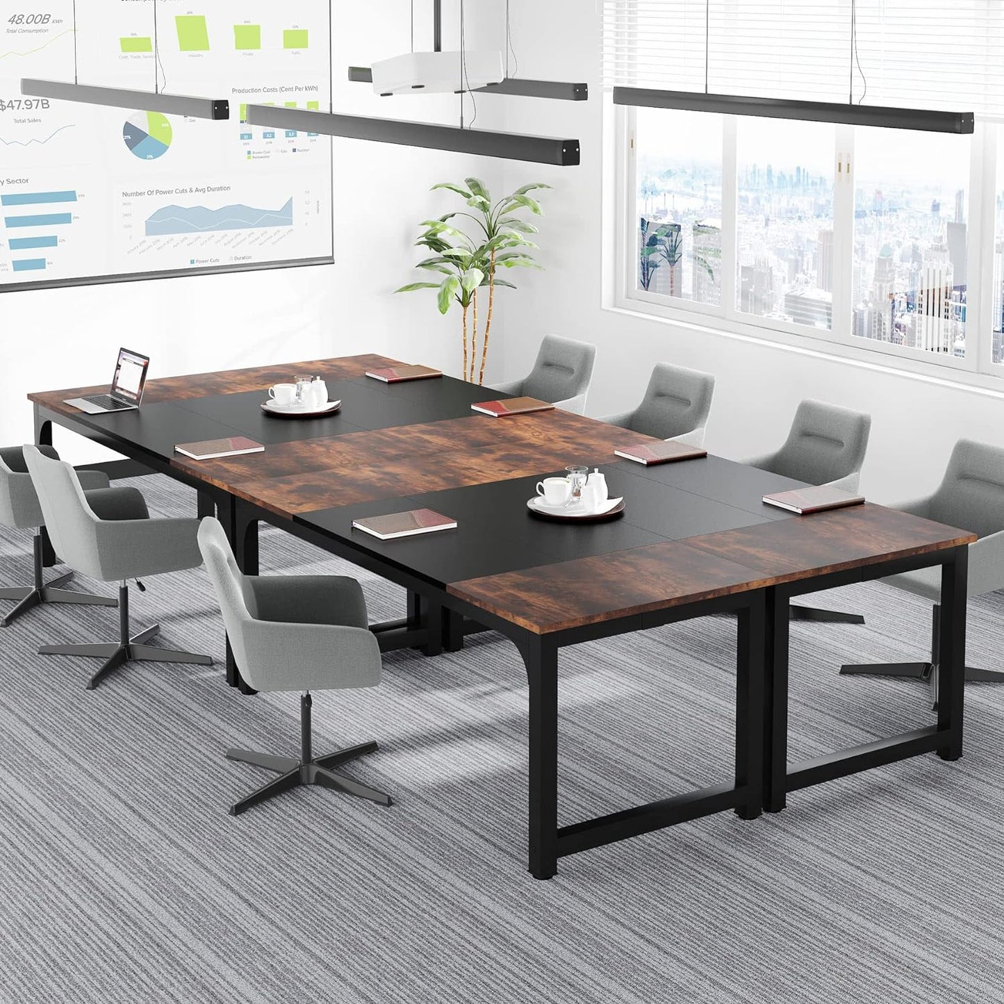 Zaynab Rustic Executive Office Desk
