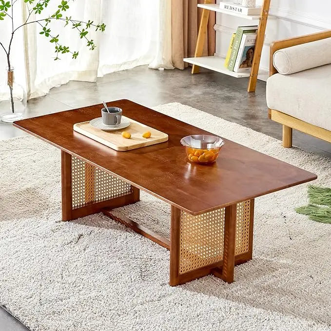 West Rattan Coffee Table Canva Home