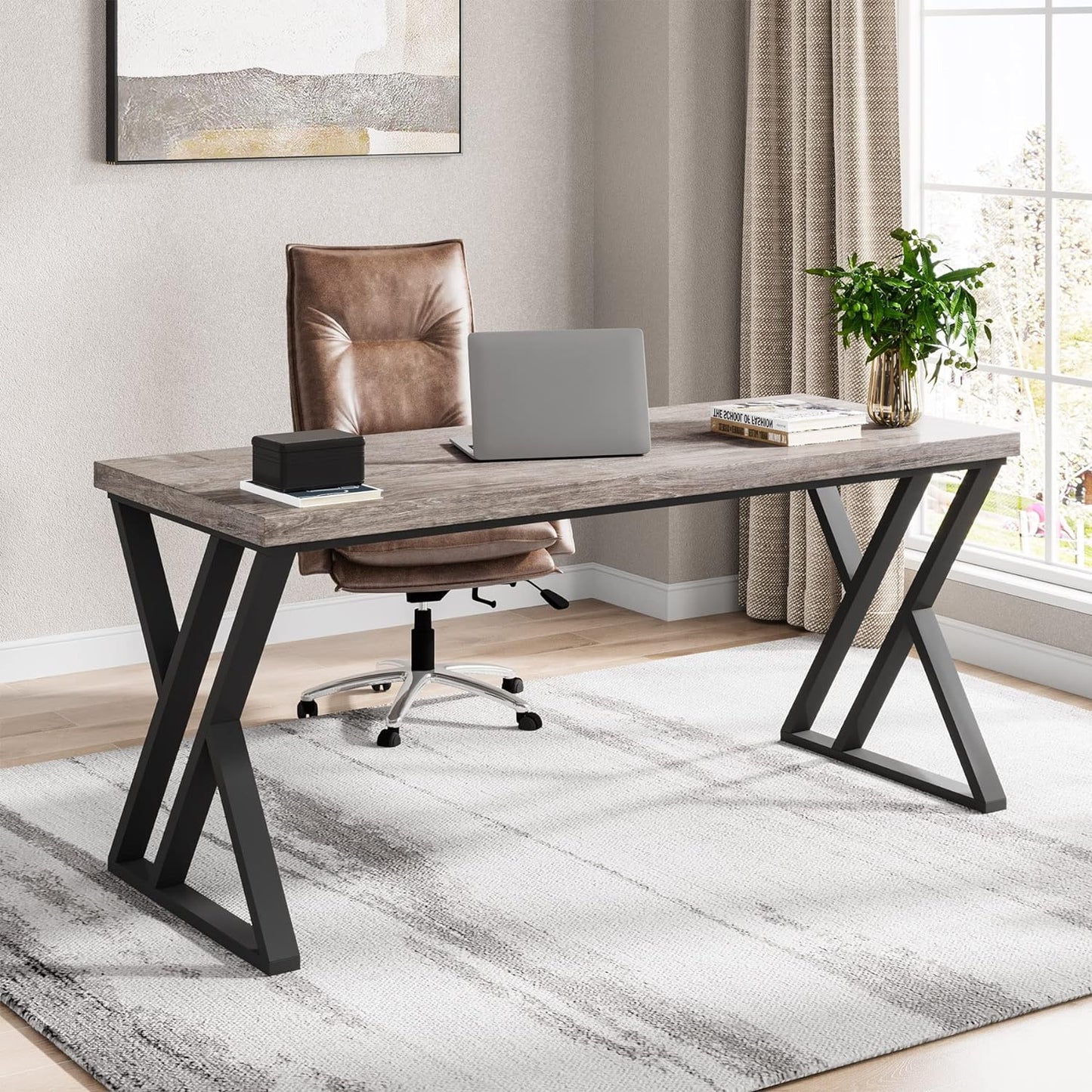 Davis Rustic Executive Office Desk