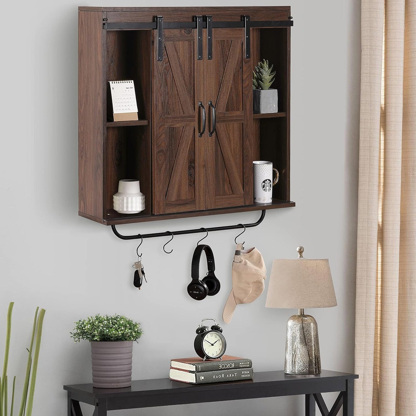 Elle Farmhouse Wall Mount Medicine Cabinet