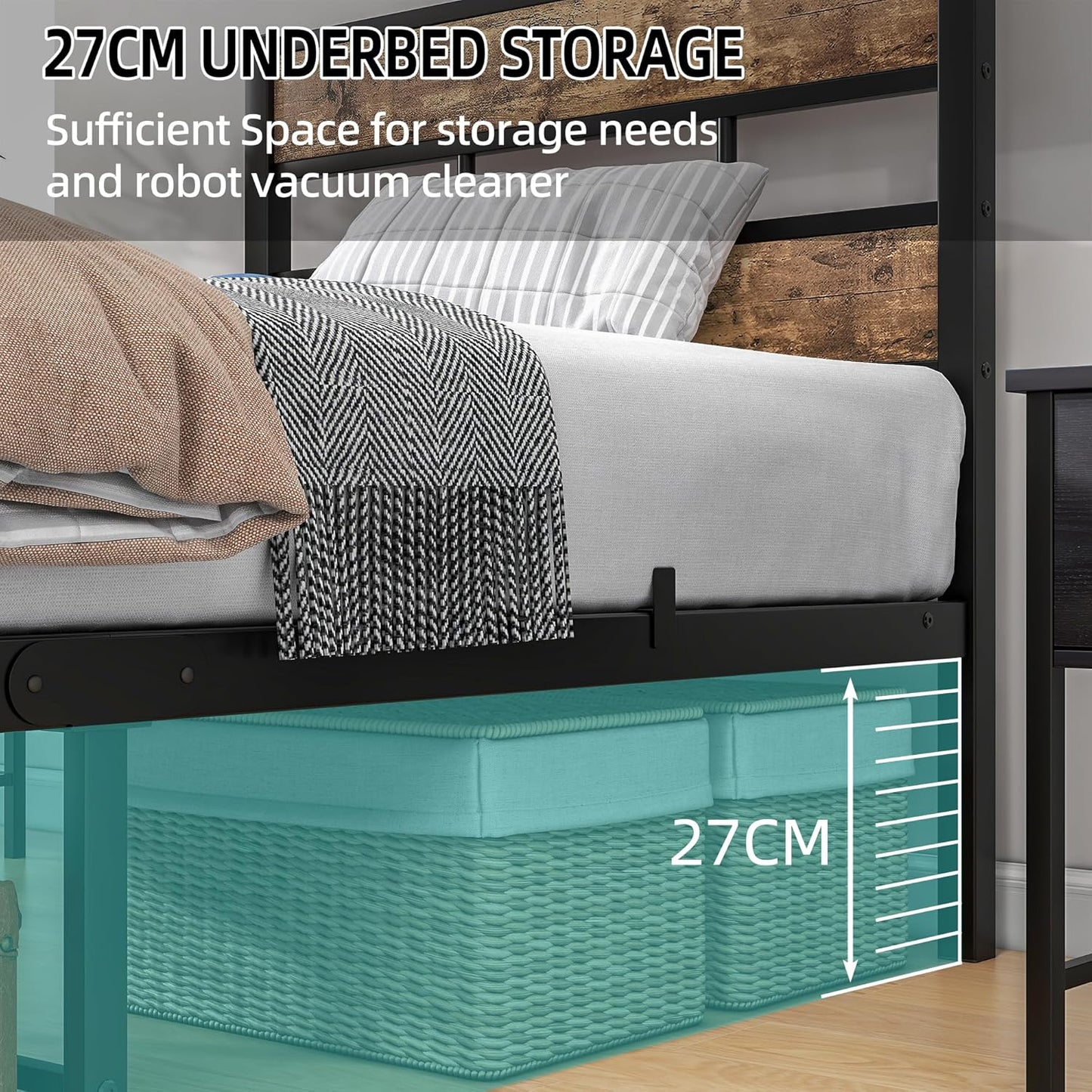 Parrish Metal Platform Bed