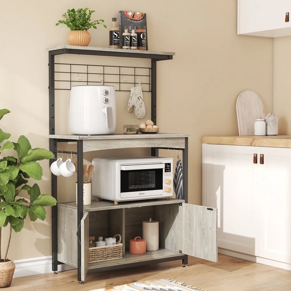Fields Bakers Rack With Cabinet