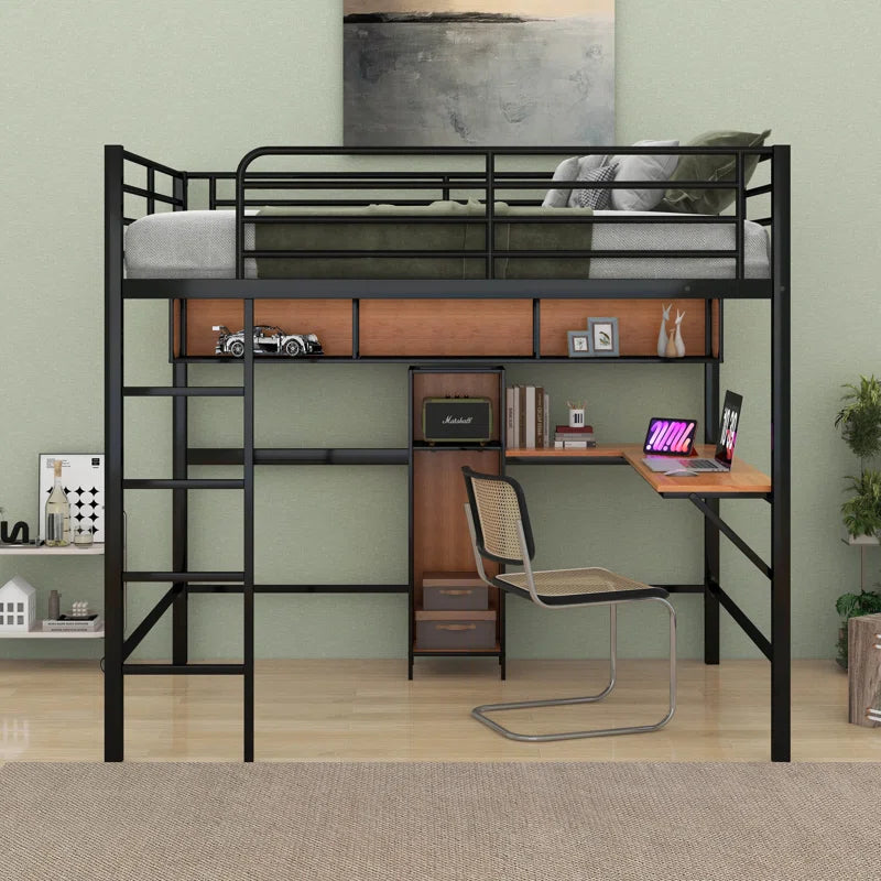 Bush Full Loft Bed With Desk