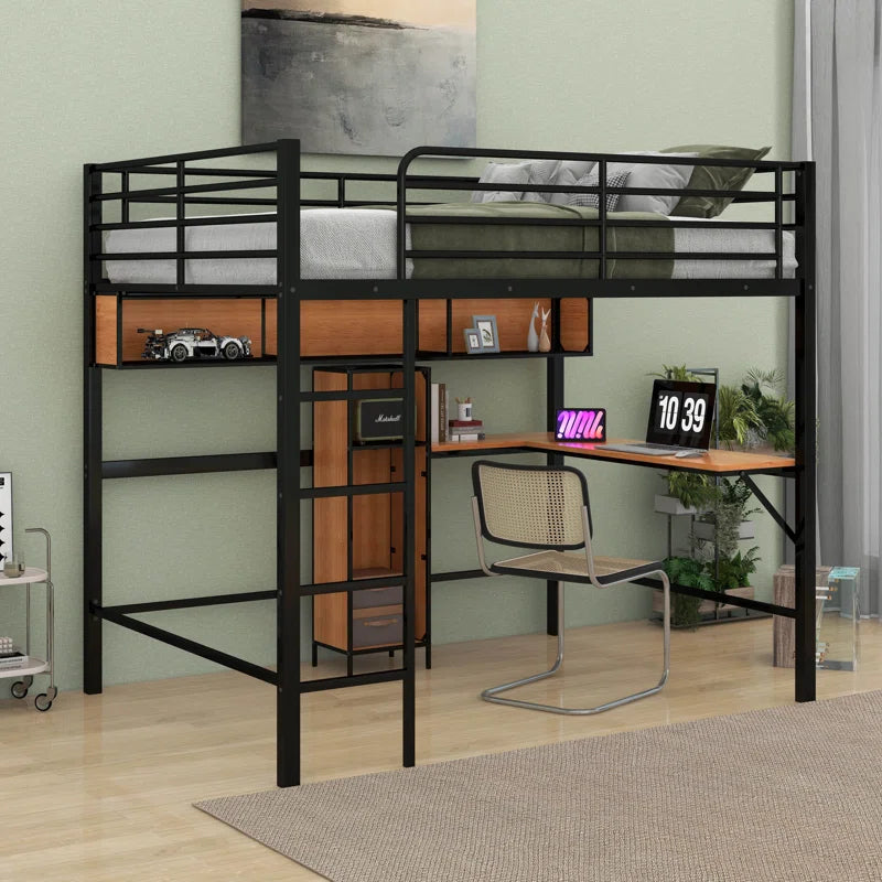 Bush Full Loft Bed With Desk