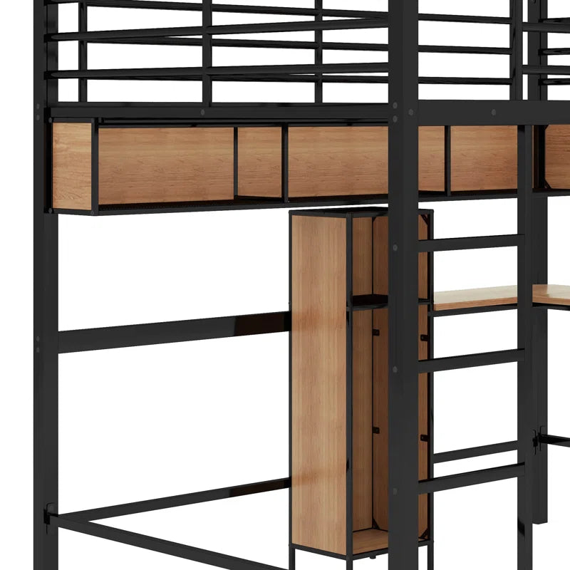 Bush Full Loft Bed With Desk
