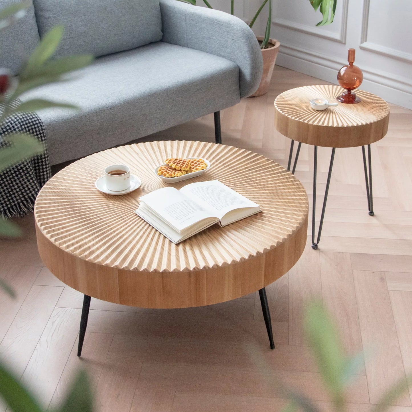 Lori Modern Farmhouse Nesting Coffee Table