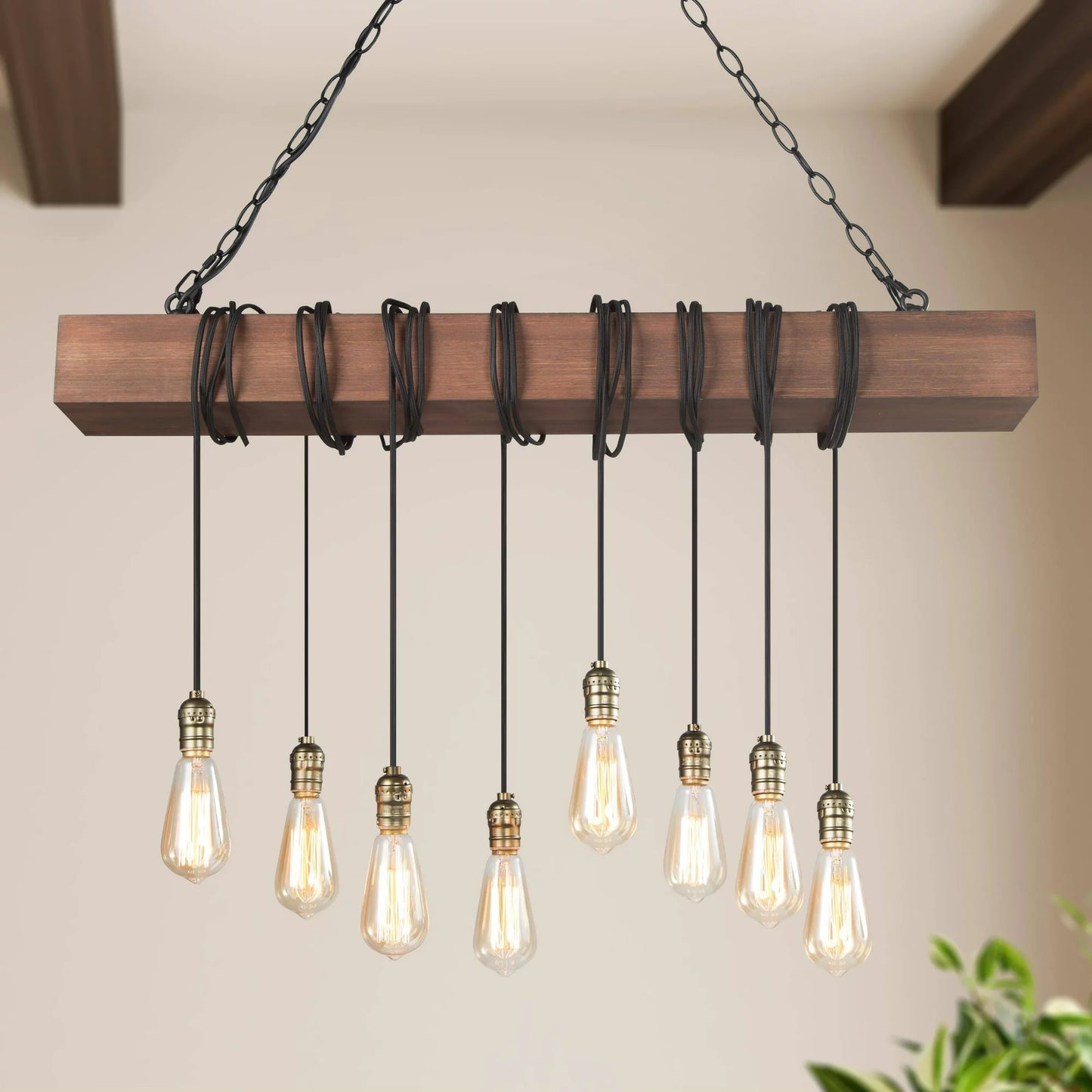8 Ropes Farmhouse Dining Room Chandelier