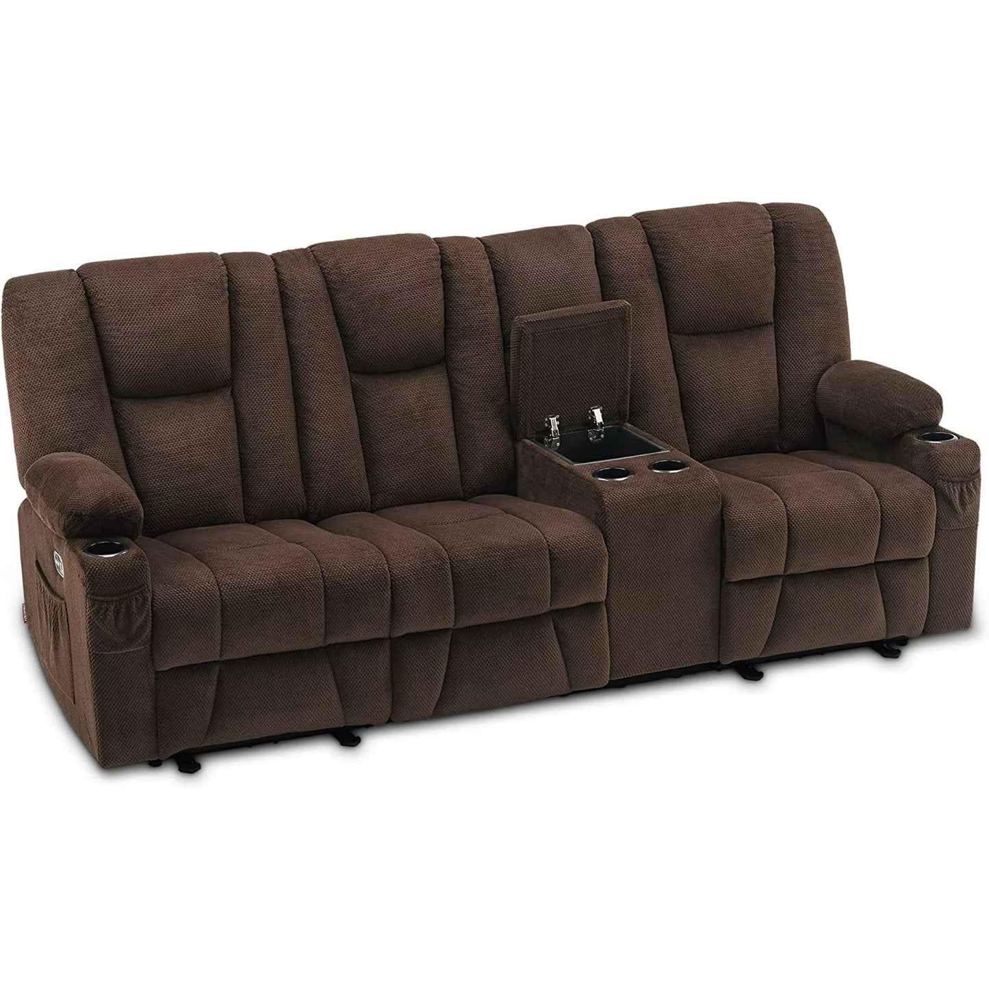 Euan Recliner Loveseat With Console