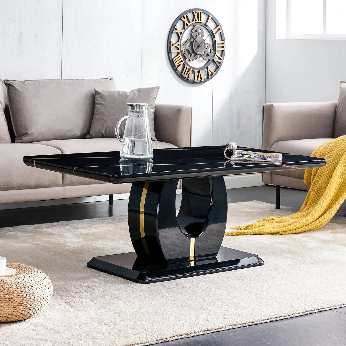 Nora Marble Coffee Table Canva Home