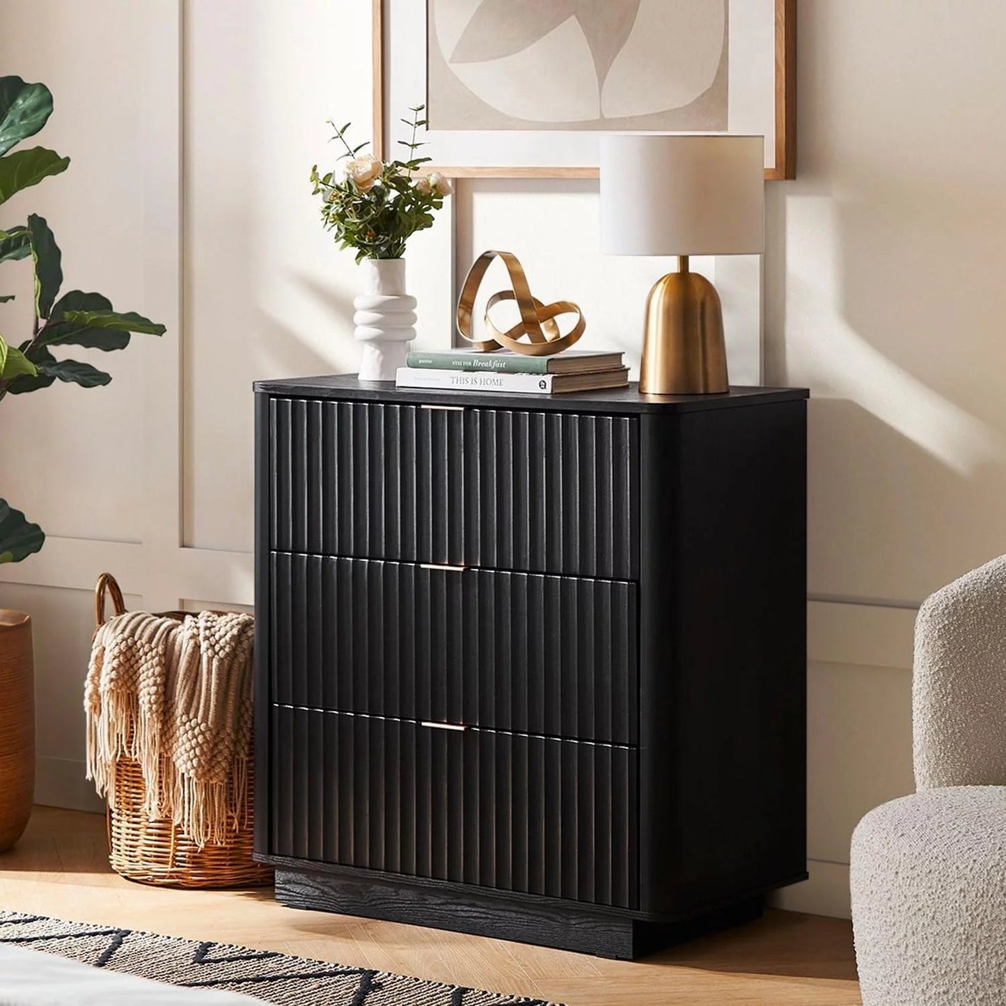 Tyler Mid Century Credenza Cabinet Canva Home