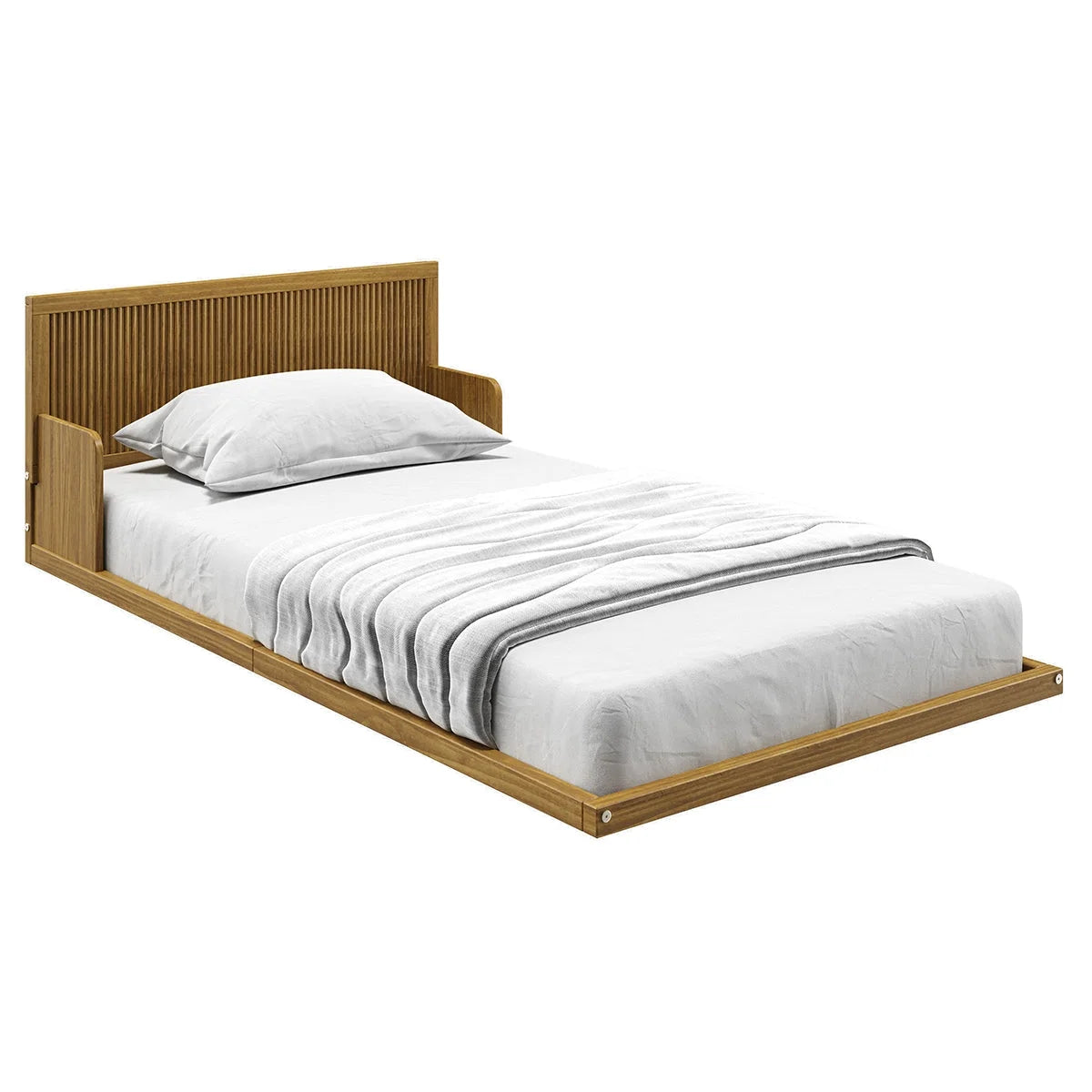 Wooden Twin Children's Montessori Floor Bed