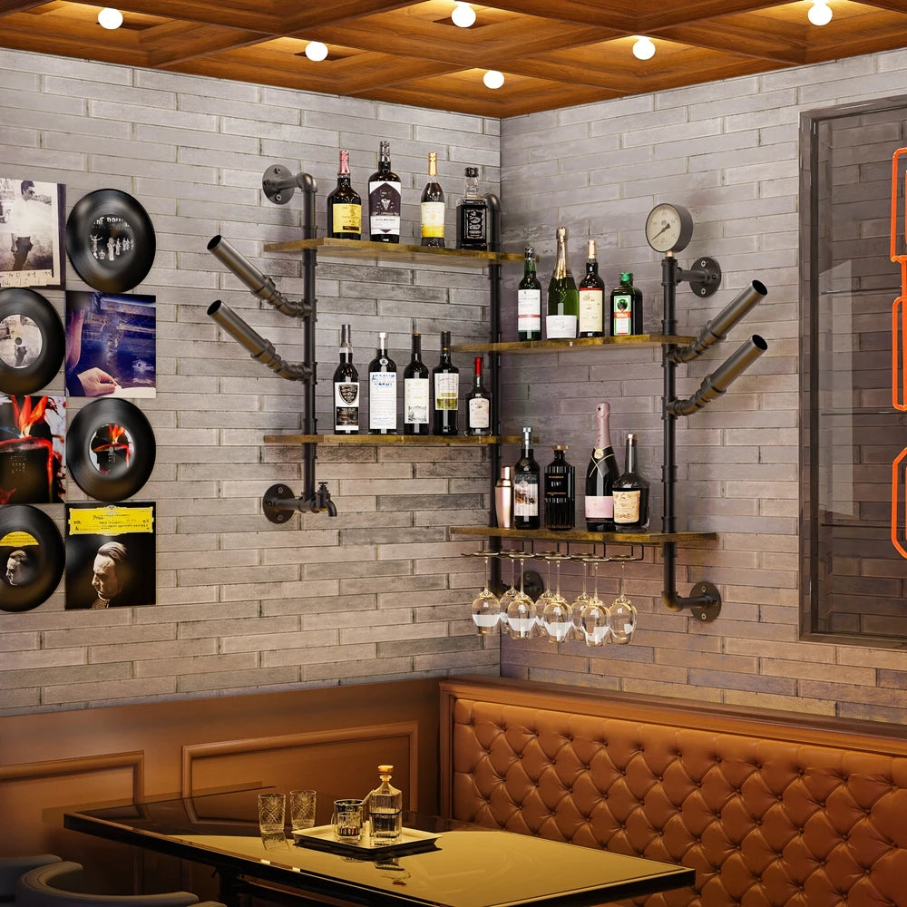 Willa Wall Wine and Stemware Rack