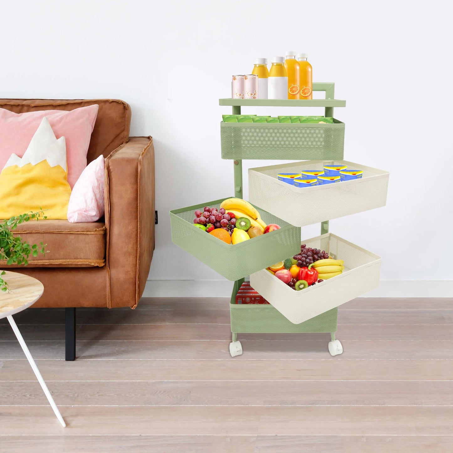 Bria Swivel Pantry Basket Organizer